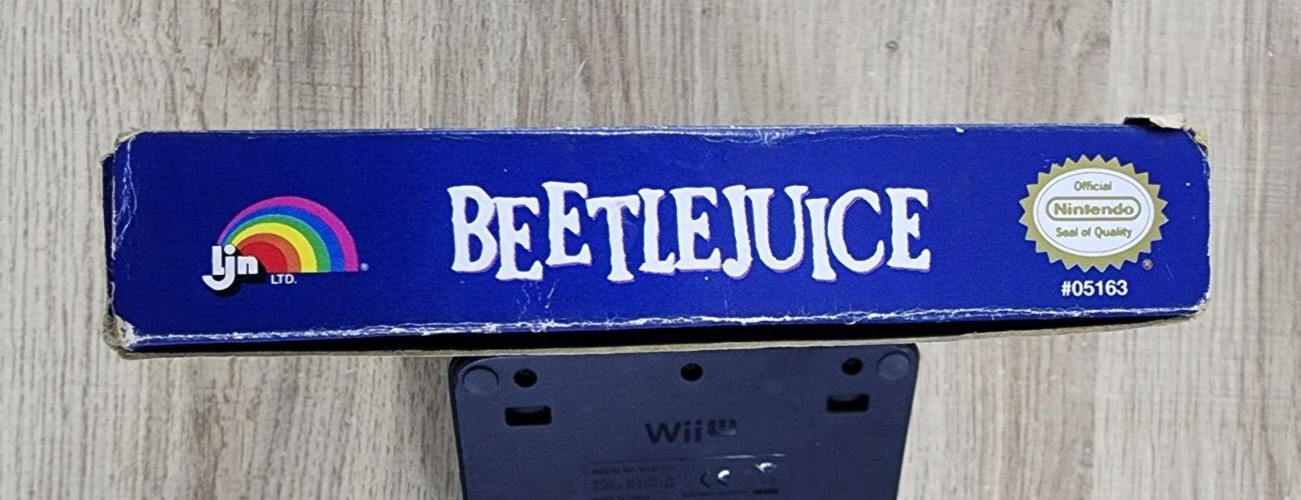 AUTHENTIC USED BOX ONLY – NO GAME – BEETLEJUICE – NES