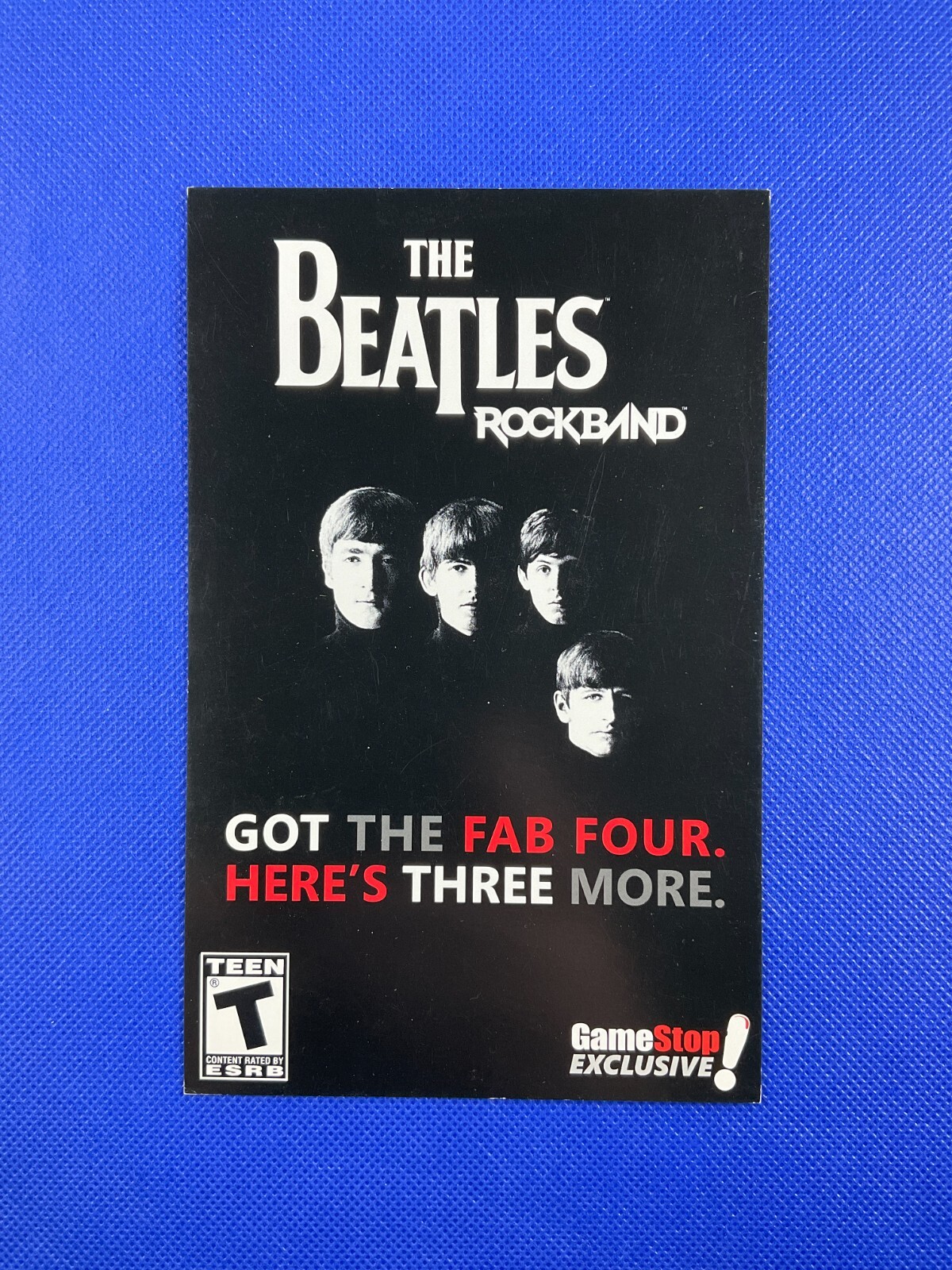BEATLES Rockband Promotional (Expired) Download Code Card 2009 Harmonix MTV