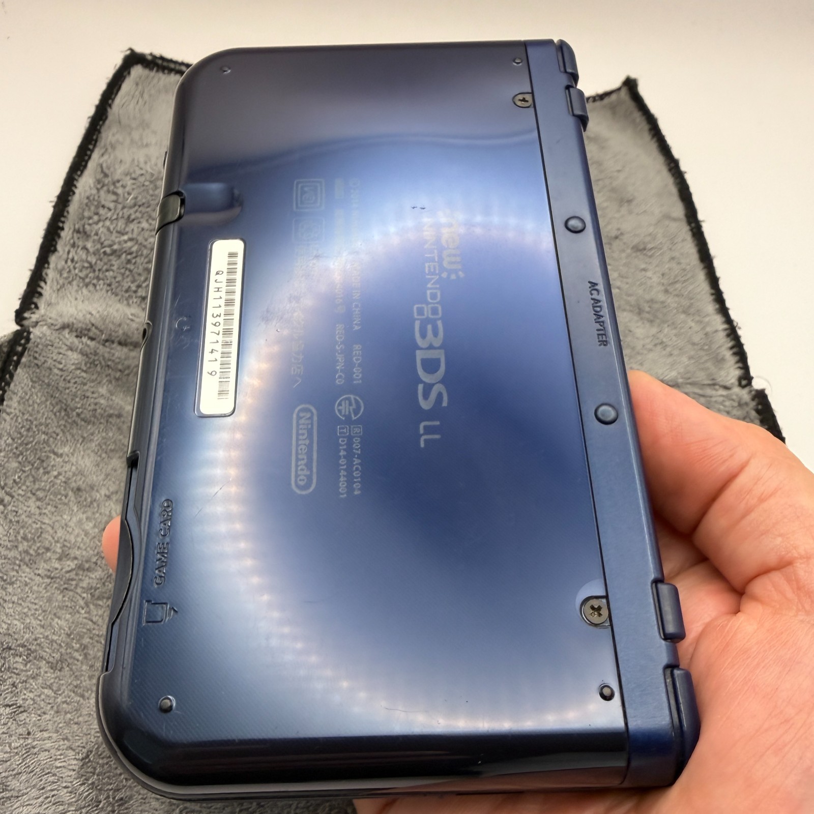 【Excellent5】Nintendo NEW 3DS LL XL Blue Handheld Used Game Console From Japan