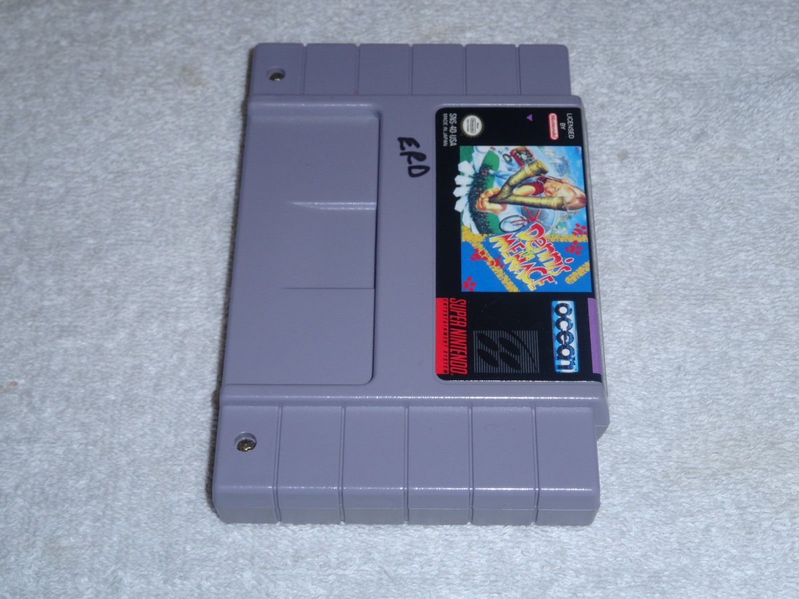 Dennis The Menace Super Nintendo Entertainment System 1993 SNES GAME! CARTRIDGE!