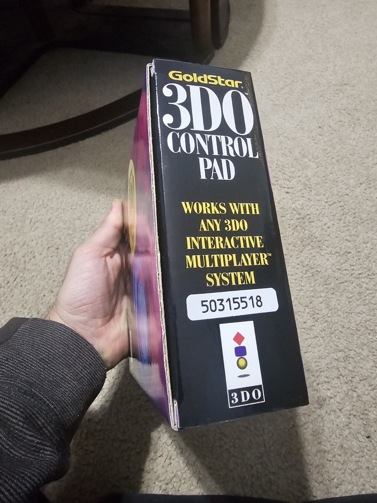 3DO Goldstar Control Pad Controller Official CIB W/ Manual Very Nice See Pics XX