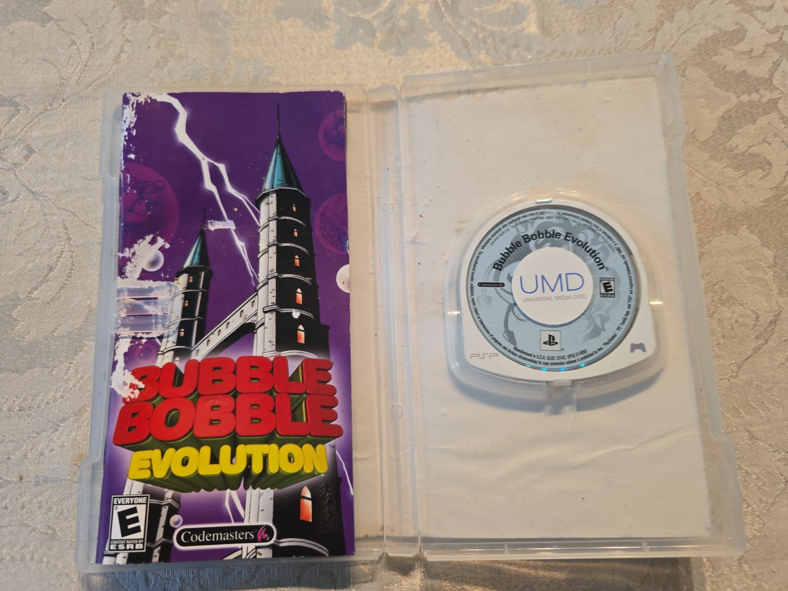 Bubble Bobble Evolution (PSP) CIB, Tested, Slight Damage To Artwork And Manual