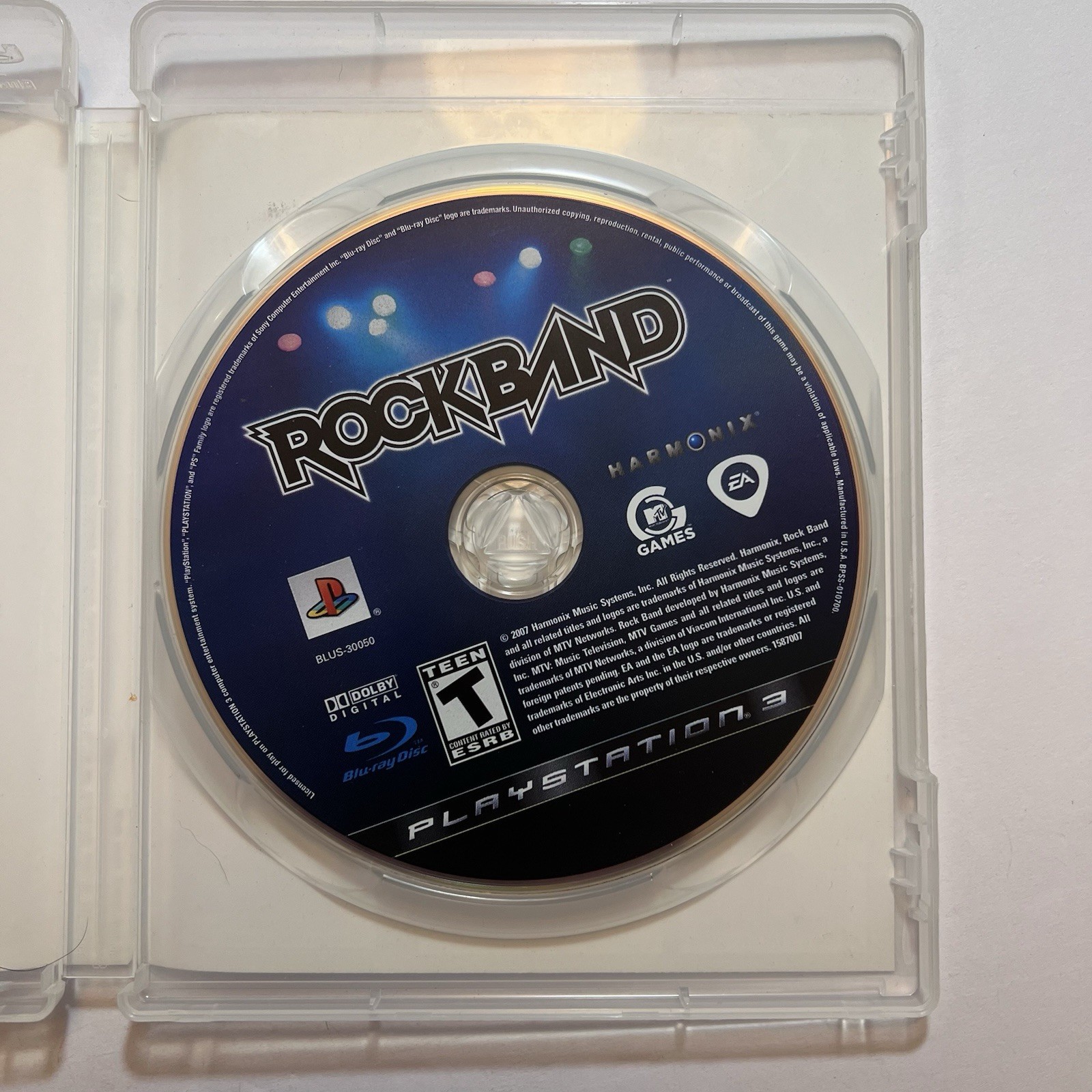 Rock Band (PS3 PlayStation 3, 2007) Complete Clean And Tested