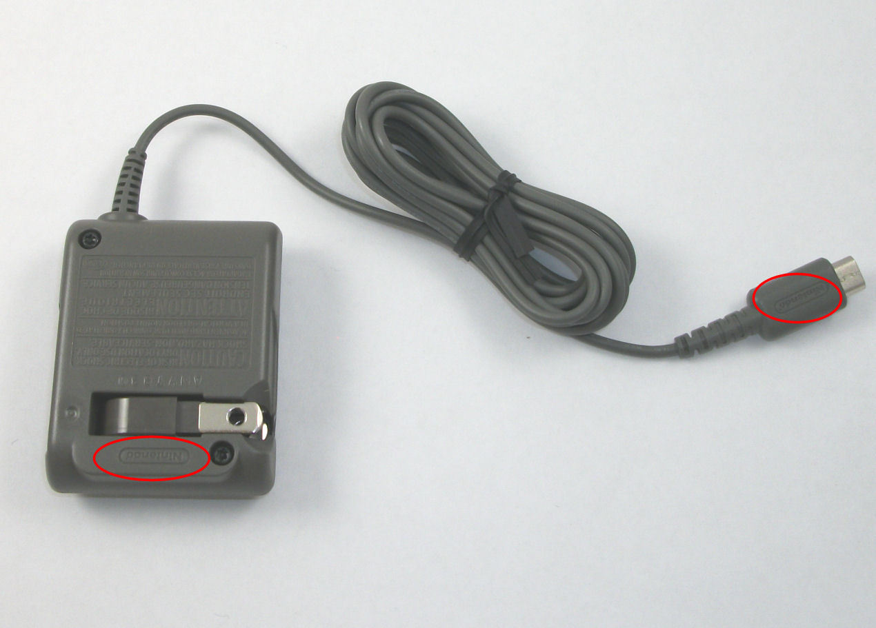 NEW Official AC Adapter Charger Wall Plug Nintendo DS Lite USG-002 USG-001