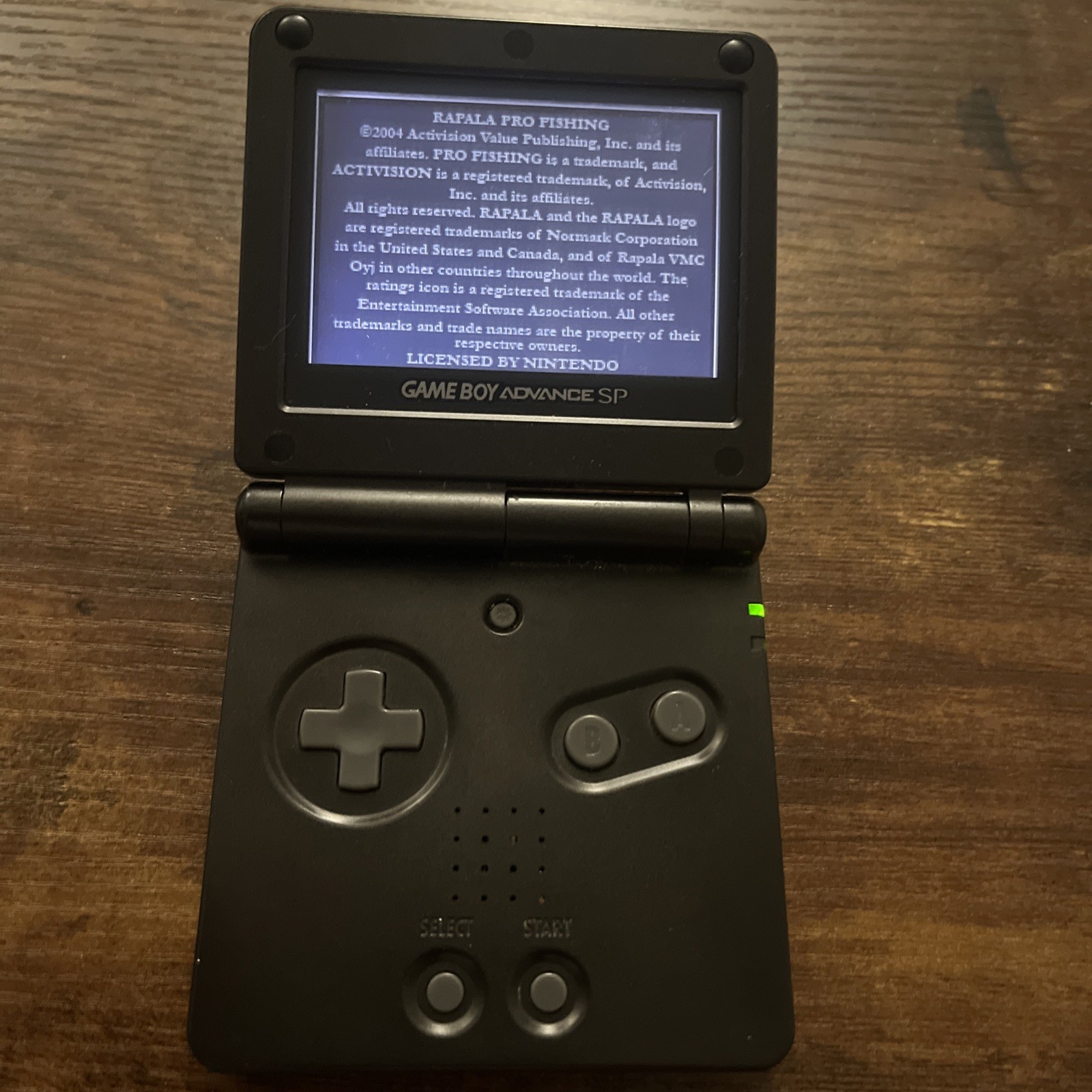 Nintendo Game Boy Advance SP Handheld Console AGS-001 Onyx Black w/Charger 2003