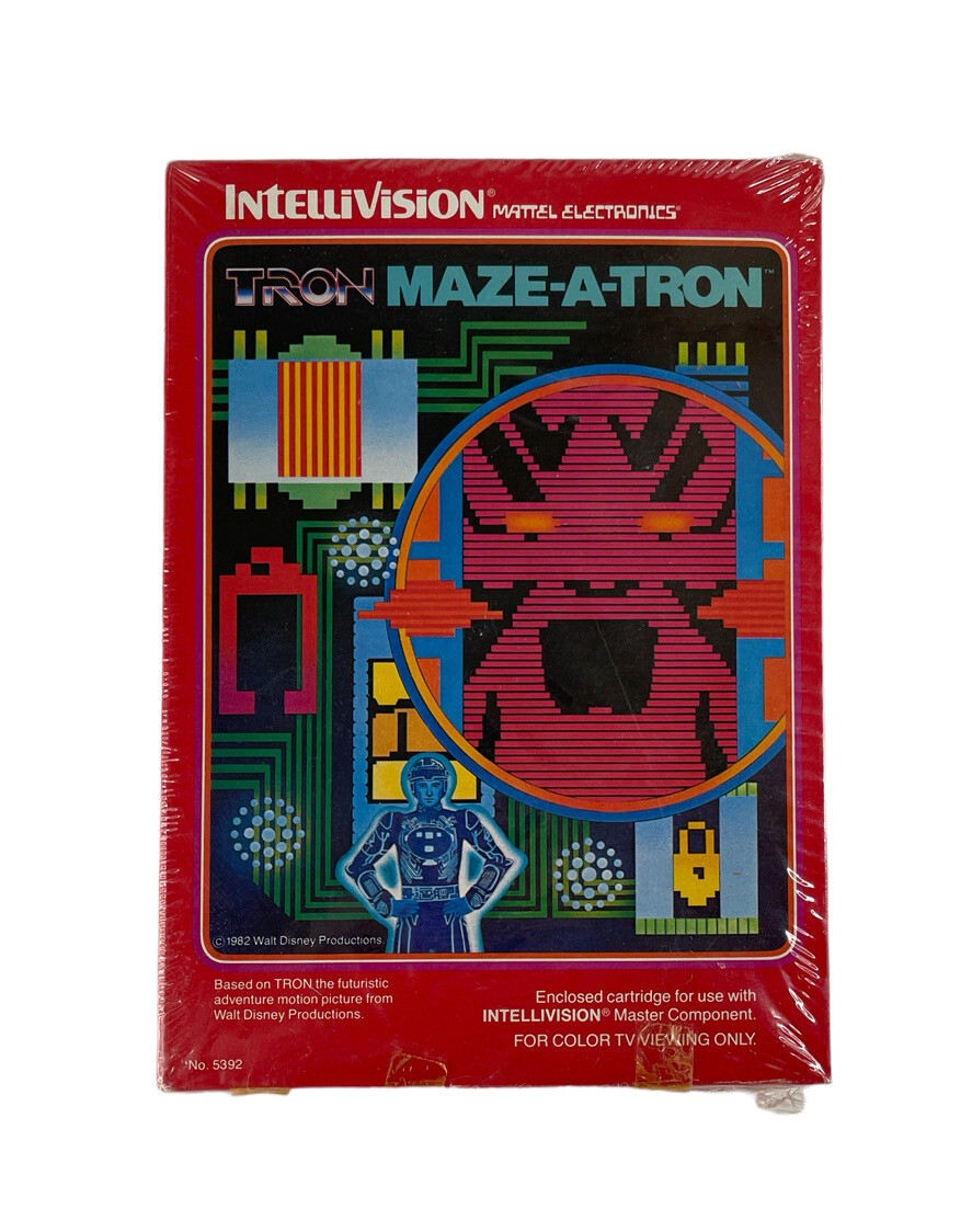 FACTORY Sealed 1982 INTELLIVISION TRON MAZE-A-TRON