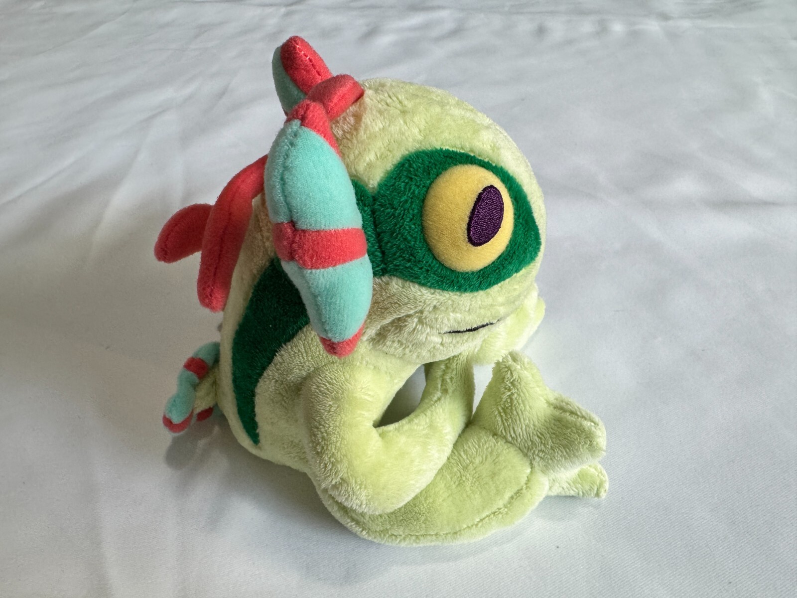 World of Warcraft KWURKY Murloc Plush Blizzard 2009 Blizzcon Green w/ Bag & Tag