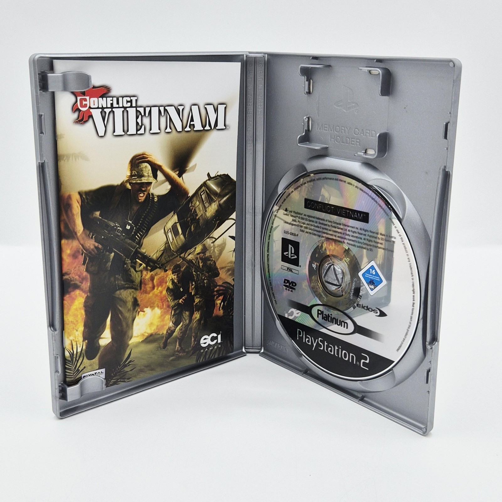 Conflict: Vietnam Sony PlayStation 2 Eidos PAL MA15+ 2004 Shooter Disc Platinum