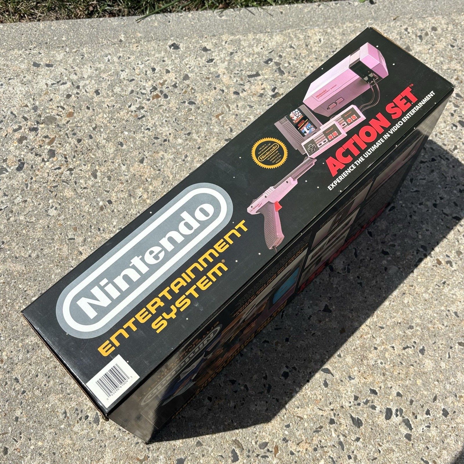 Original Nintendo NES Action Set Console BOX ONLY w/ Styrofoam Inserts & more