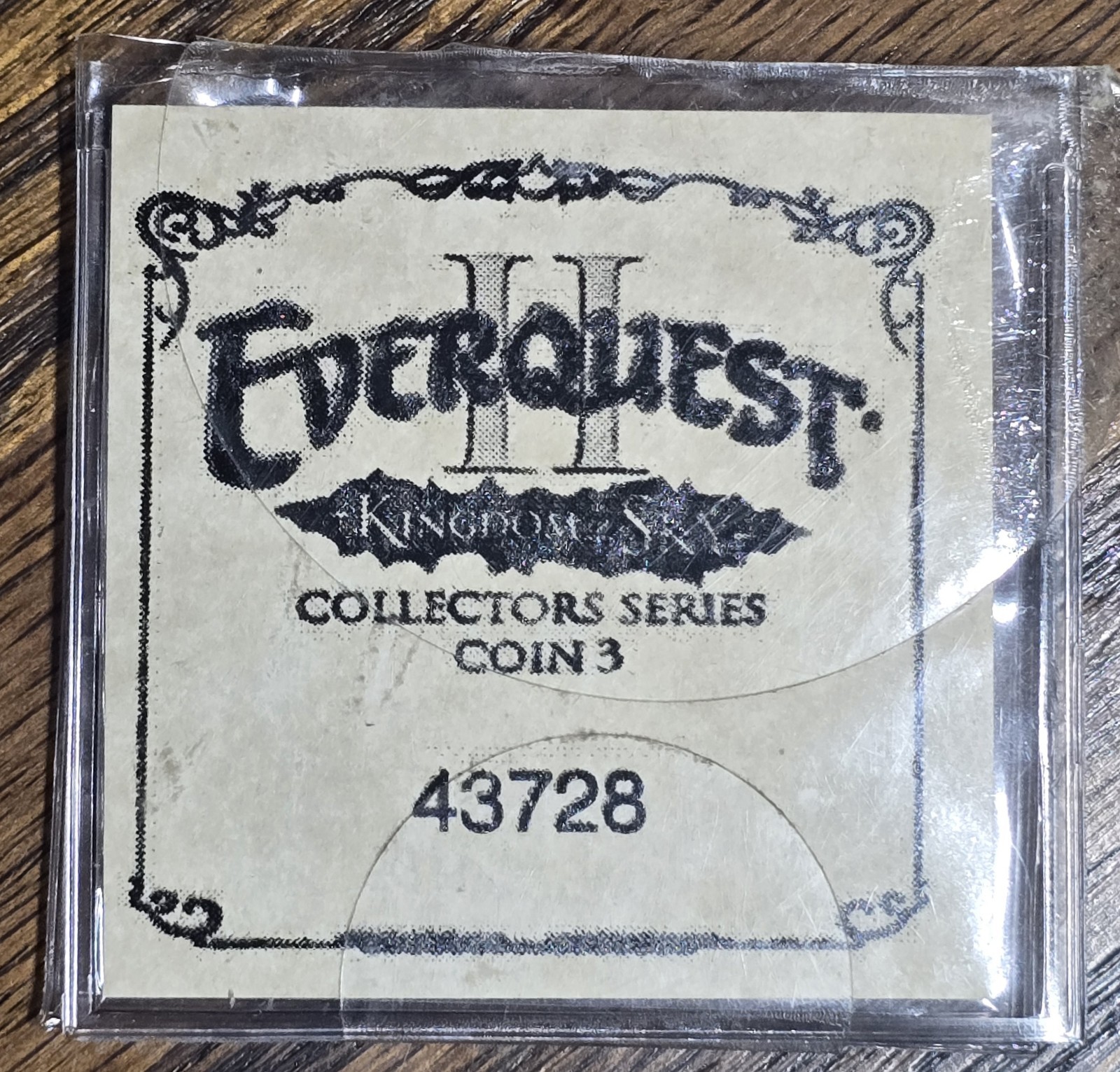 Everquest II Kingdom Of Sky Tarinax Harla Dar Dragons Collectors Series Coin #3