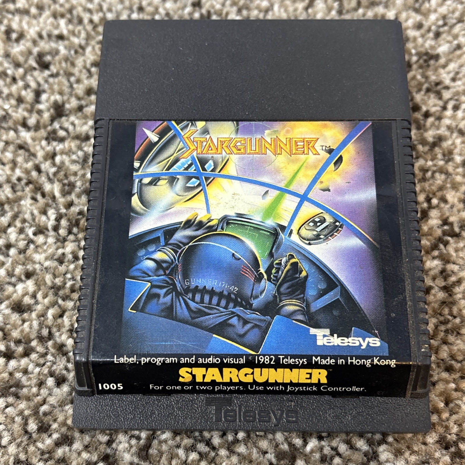 Stargunner Atari 2600 (1982) Rare Title Tested Working Star Gunner
