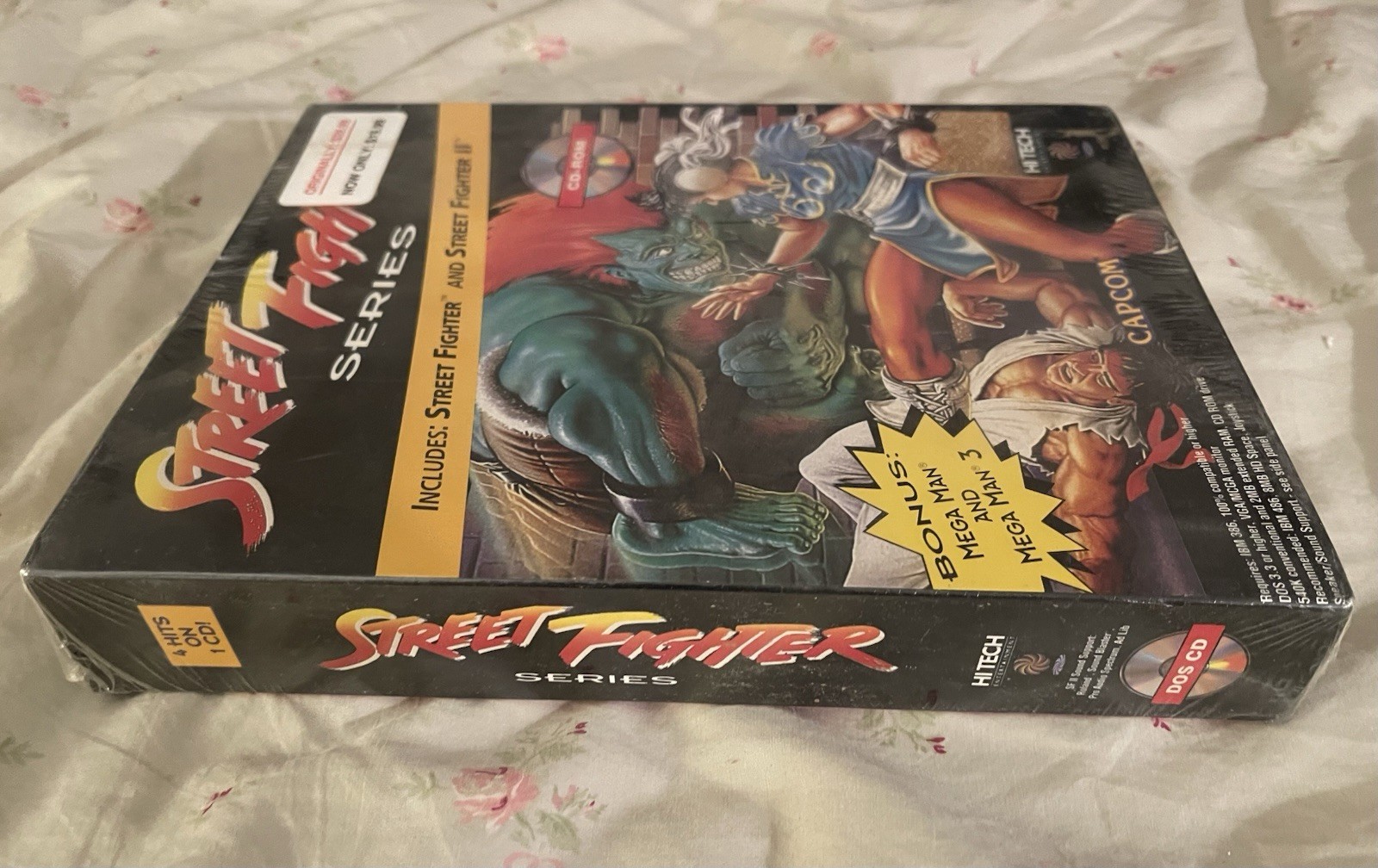 Sealed Street Fighter Series Big Box CD Rom Street Fighter 1 & 2 Megaman 1 & 3