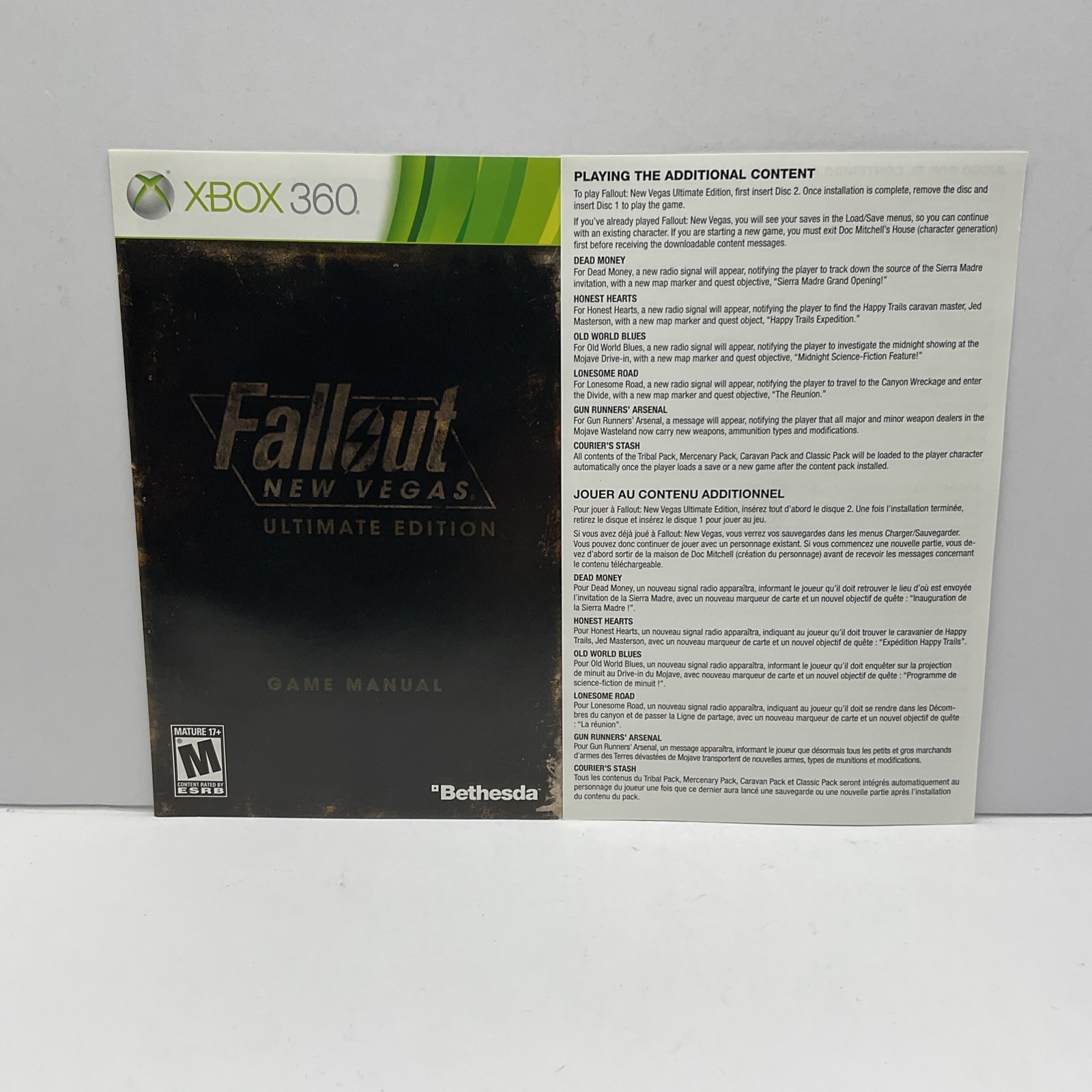 Fallout: New Vegas – Ultimate Edition (Xbox 360)Tested & Complete|Excellent|CIB