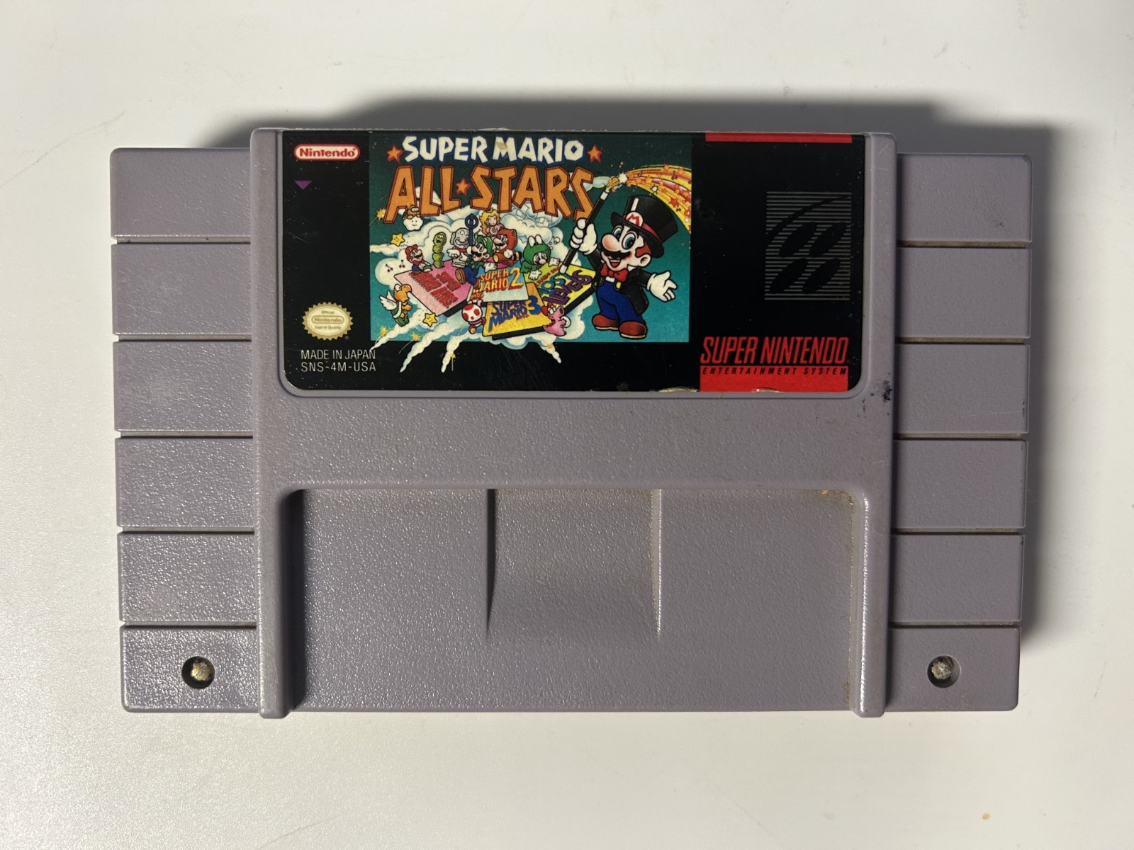 Super Mario All-Stars SNES Authentic TESTED & WORKING – Cartridge only