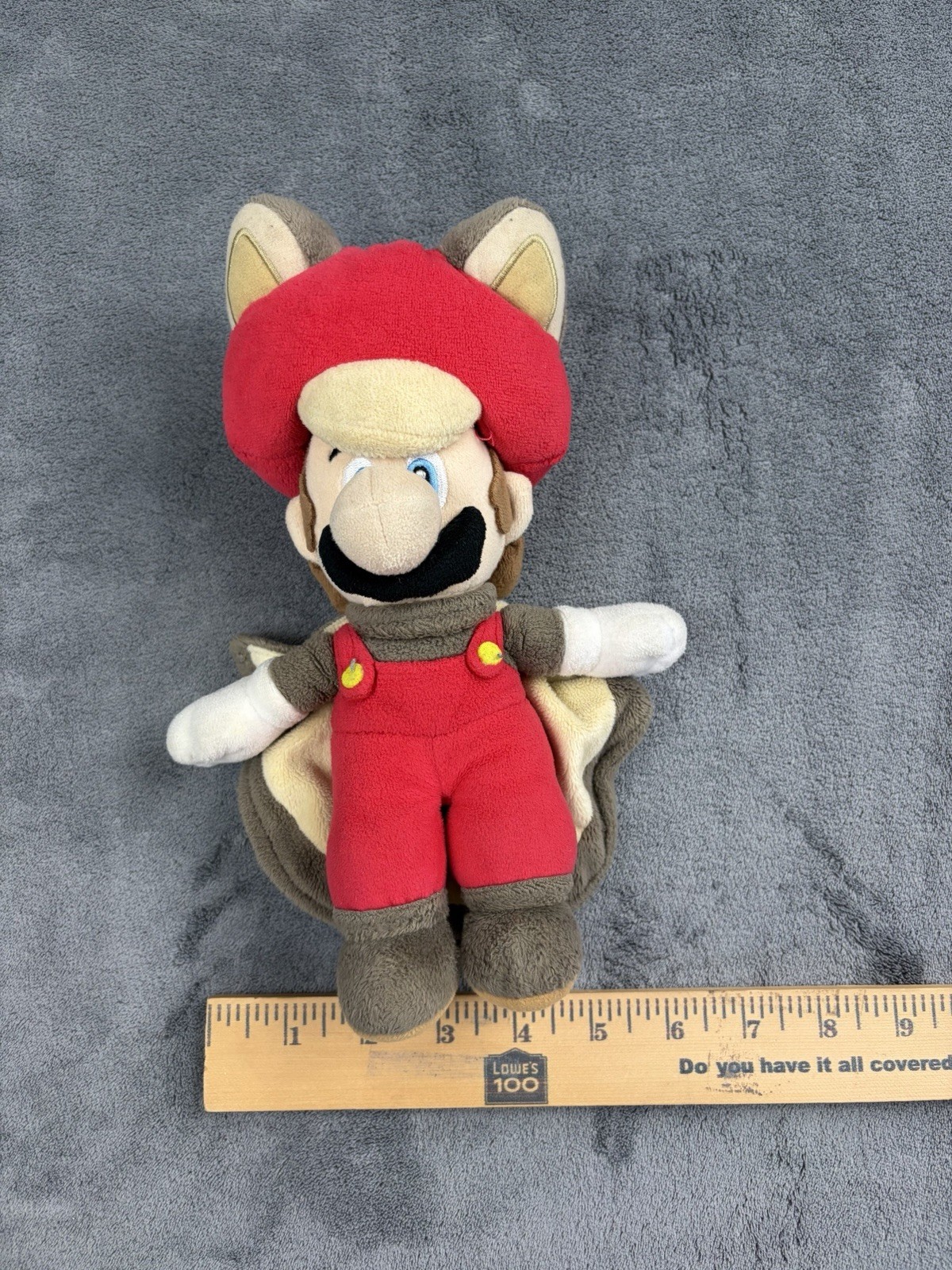 Nintendo Mario Tanooki Suit Plush Doll Super Mario 3D World 2013