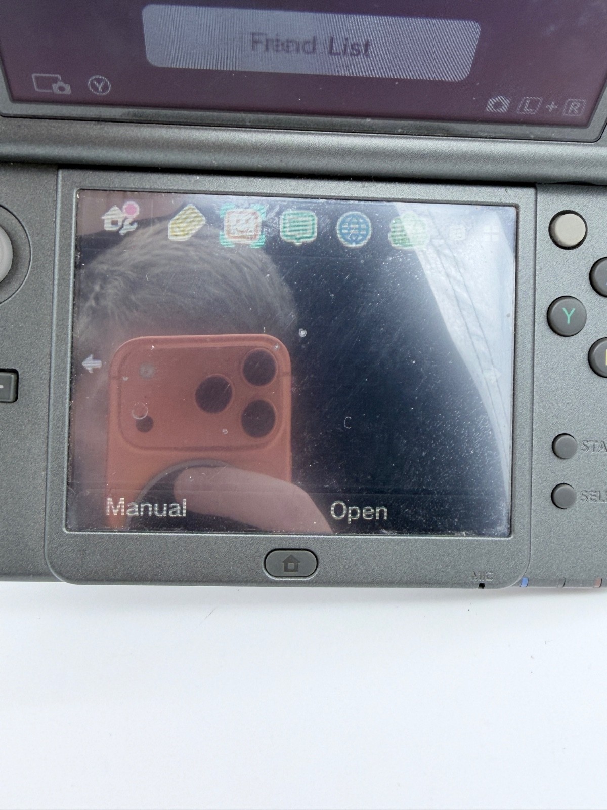 New Nintendo 3DS XL Handheld Game Console RED-001 Black