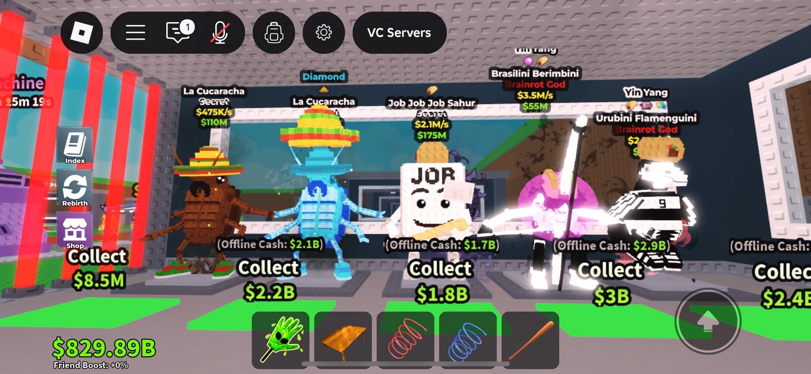 Steal a Brainrot Secret and brainrot gods
