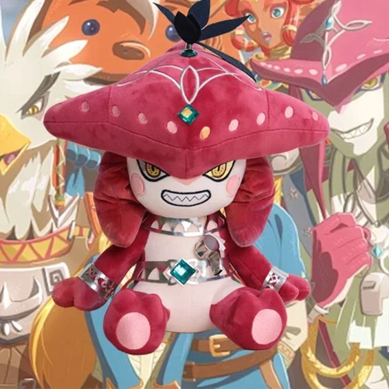 Zelda Tears of the Kingdom Sidon Plush Doll – Handmade 40cm Game Collectible Mer
