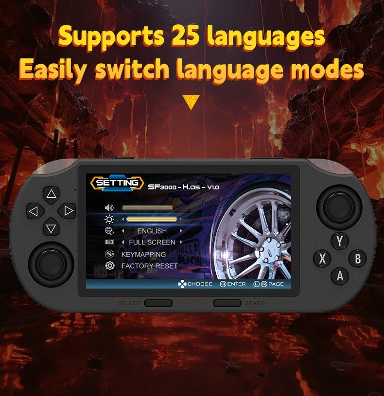 Popular Handheld Retro Gaming Console,Video Emulator Console IPS With 20000 Game