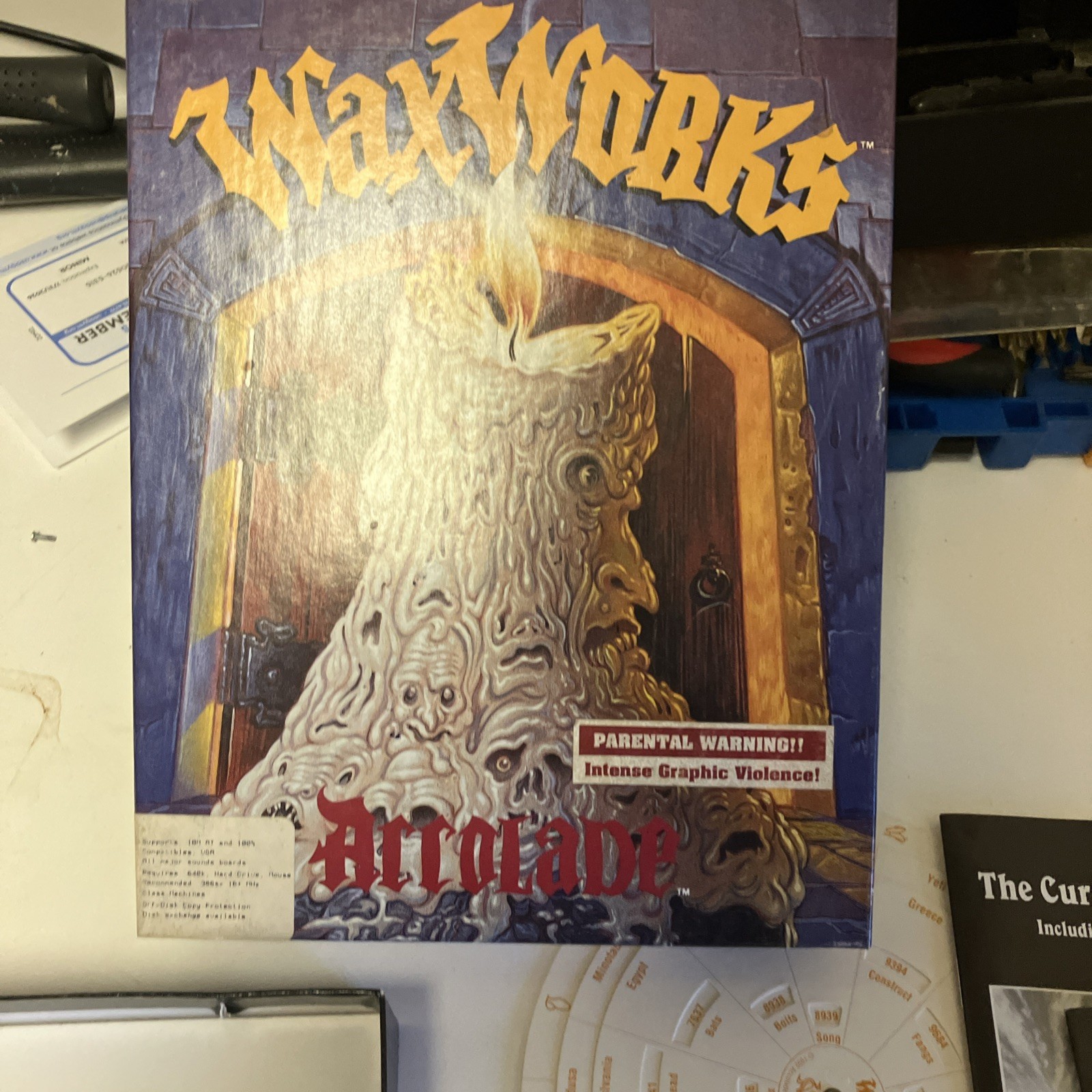 Waxworks Accolade 1992 Adventure Game