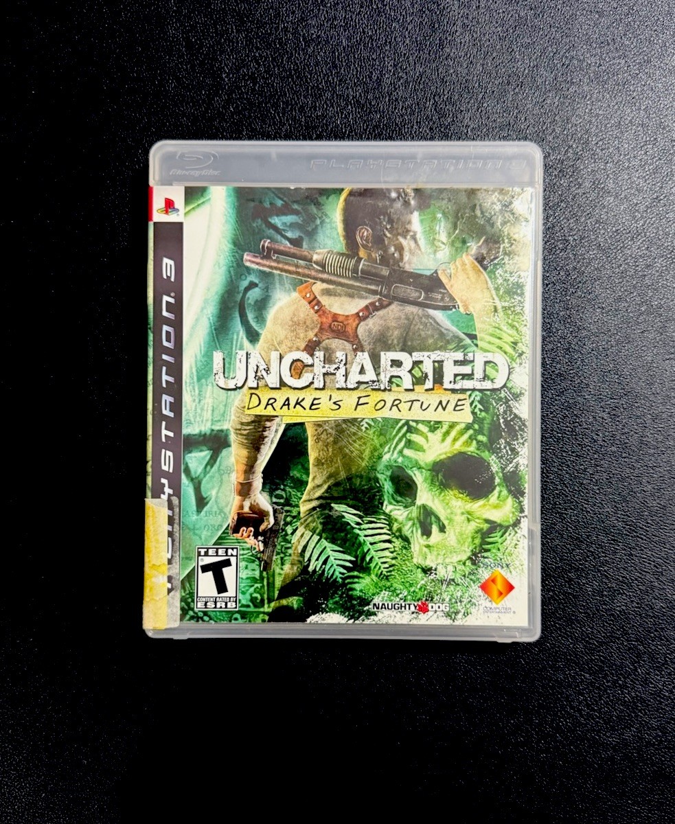 Uncharted: Drake’s Fortune (Sony PlayStation 3, 2007) CIB Tested