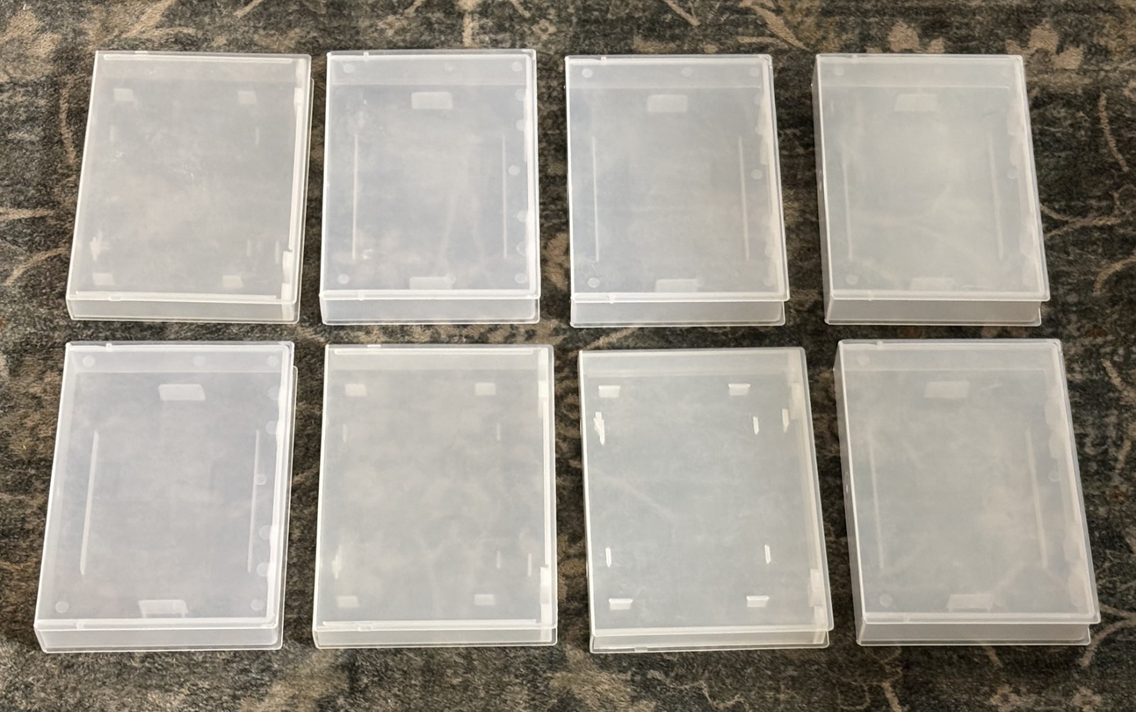 Lot of 8 Generic Nintendo NES Clear Cases