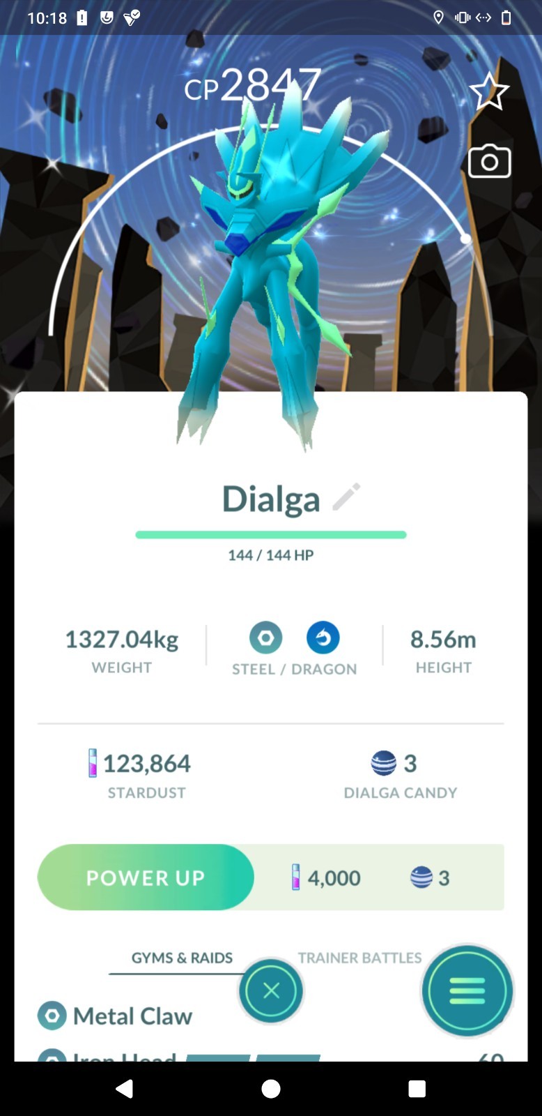 Shiny Origin Forme Dialga Background Diamond Go Tour Kalos – Read description