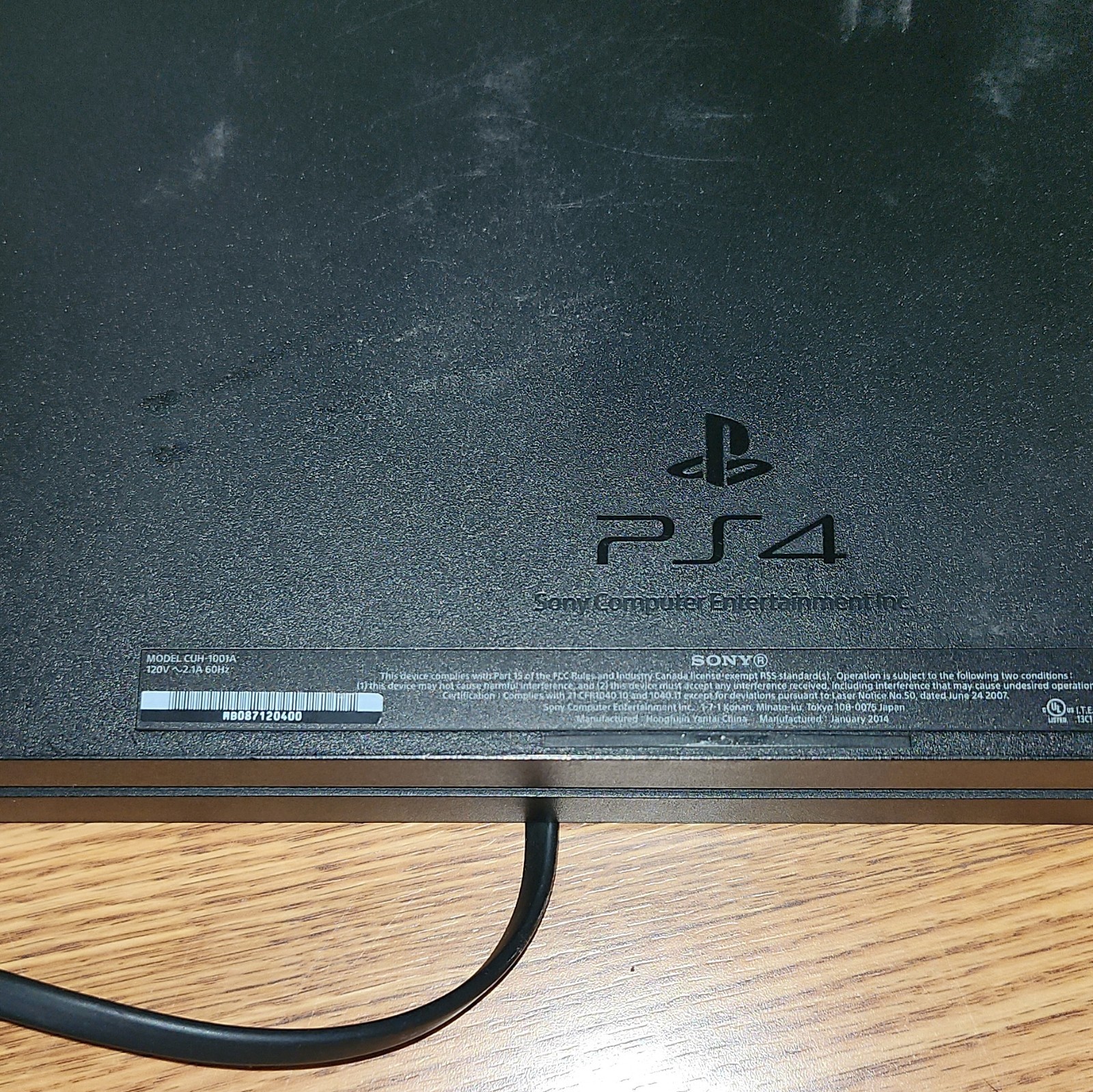 Sony PlayStation 4 PS4 Console 500GB Black works has loud fan