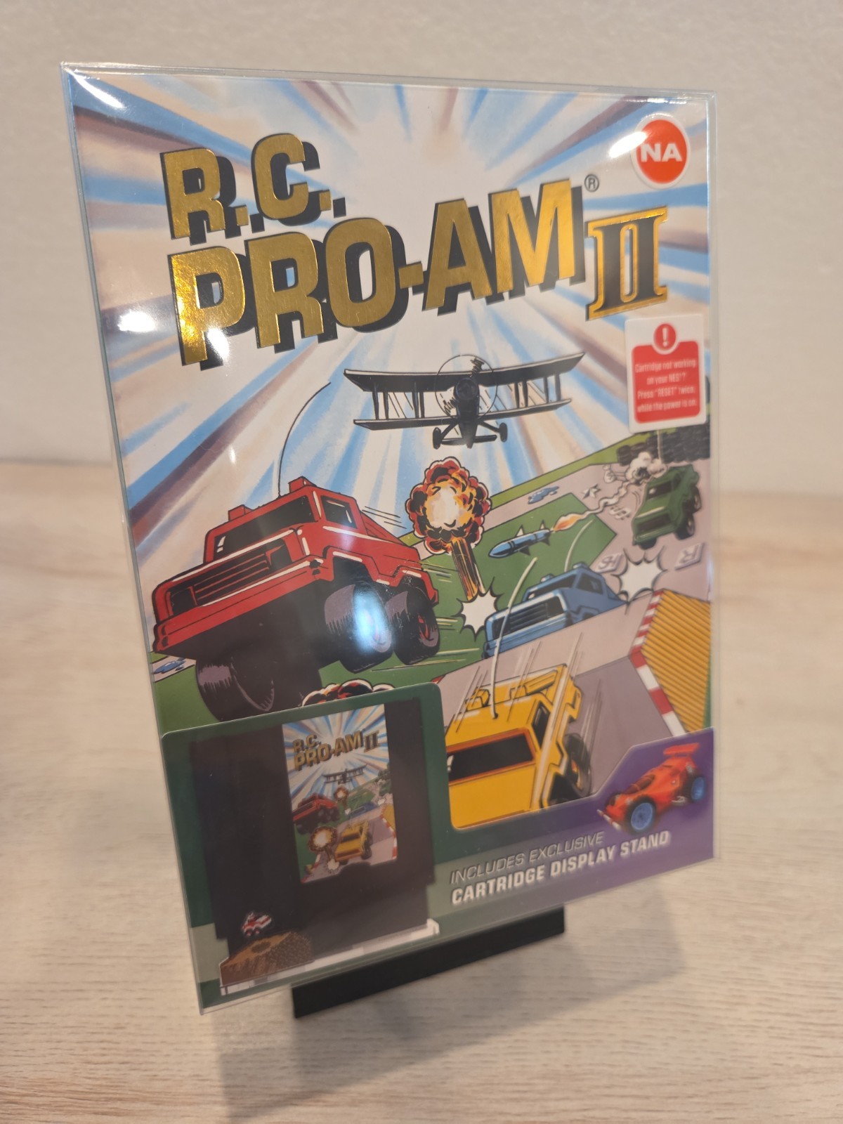 NEW SEALED R.C. Pro-Am II Retro-bit NES Cartridge w/ Protective Case RARE 2025