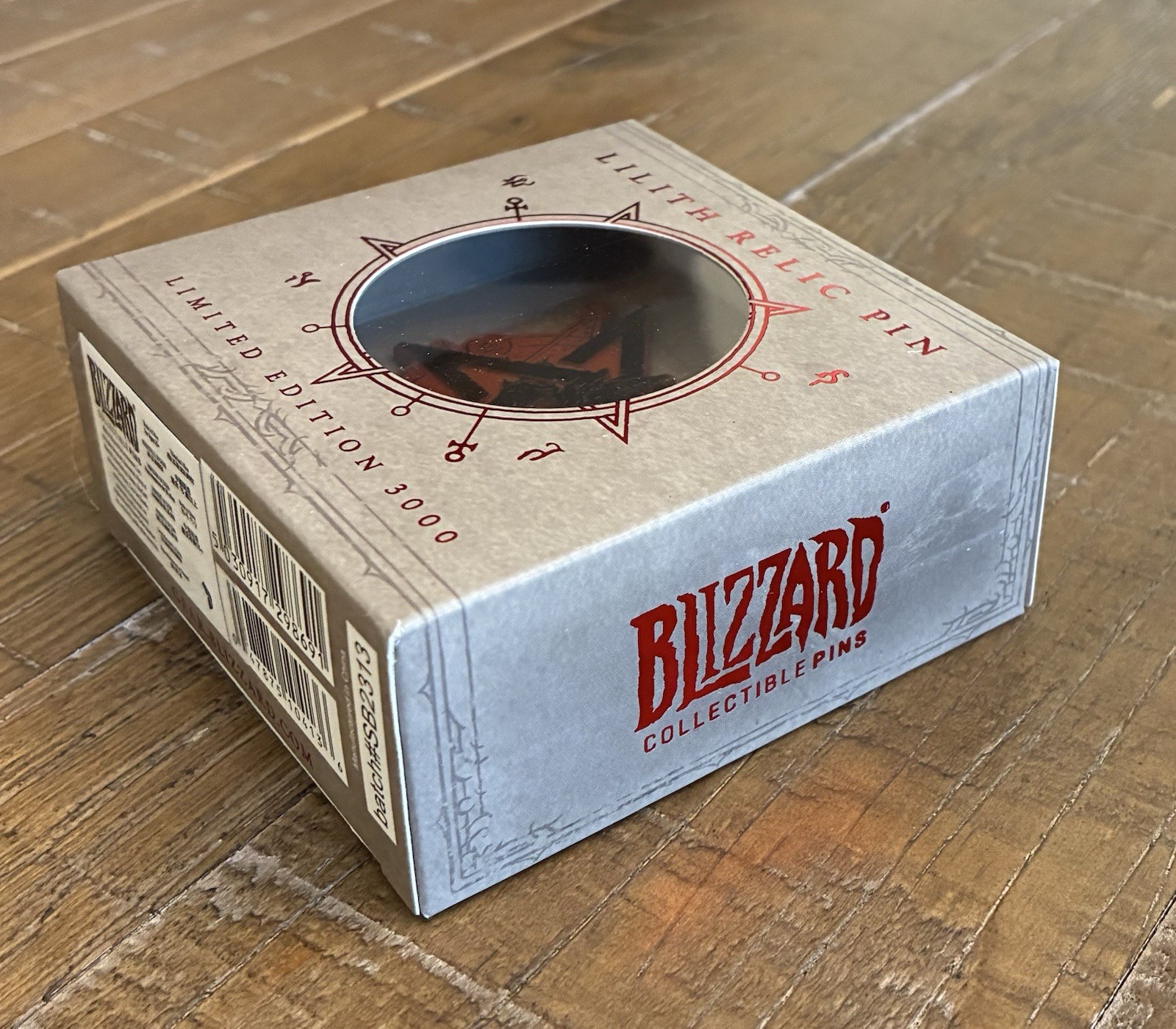 Diablo IV Lilith Relic Pin Limited Edition Brand New In Box Blizzard