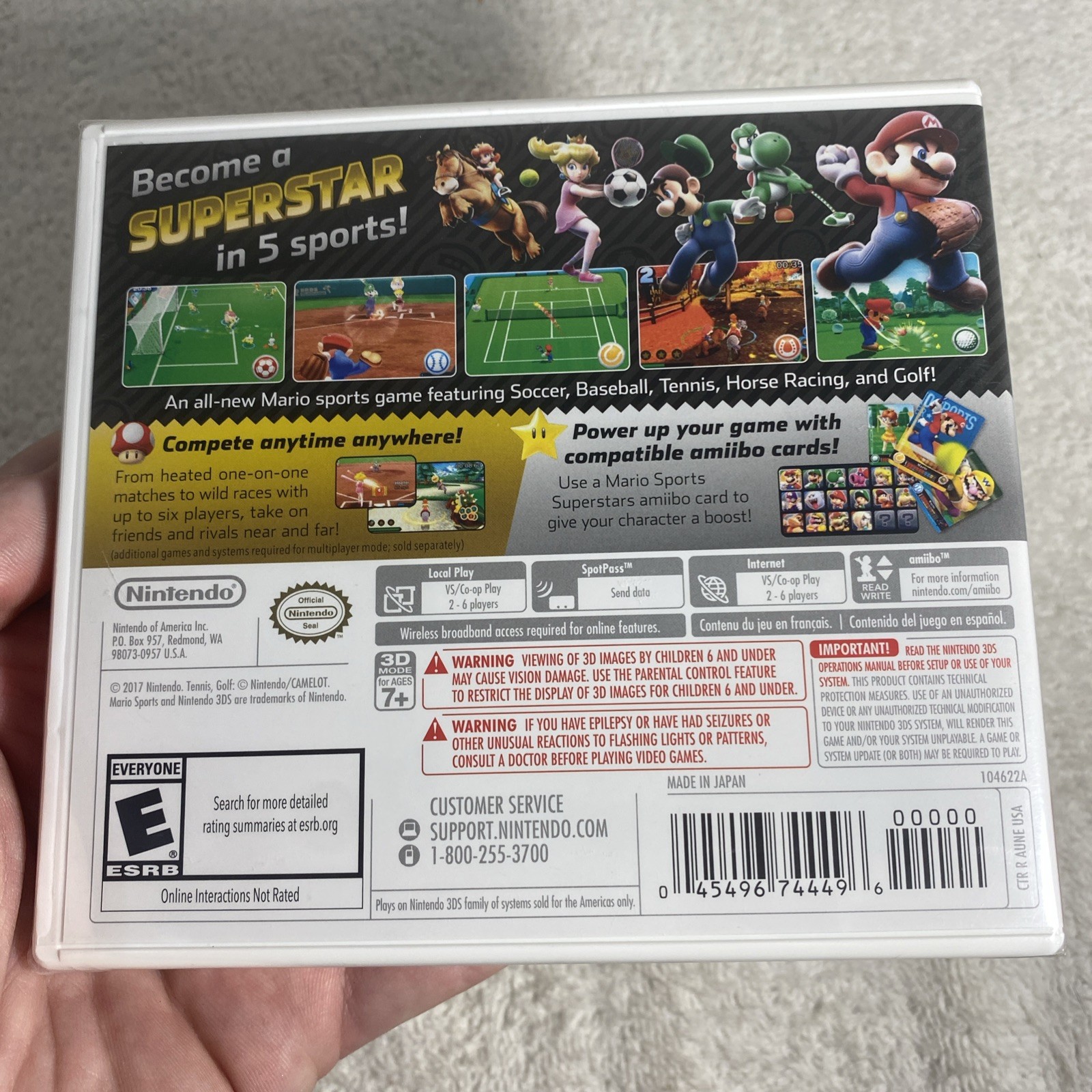 Mario Sports Superstars Nintendo For 3DS Brand New Us Version