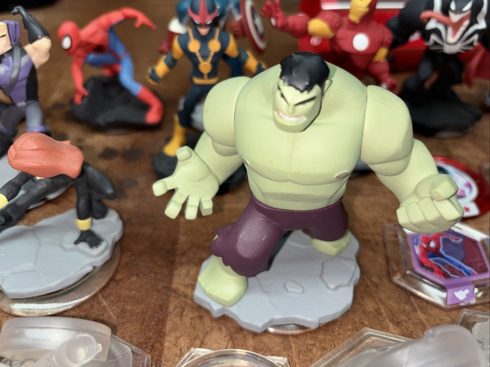 Disney Infinity Stars Wars Marvel Super Heroes Lot Power Discs 29 Pieces EUC