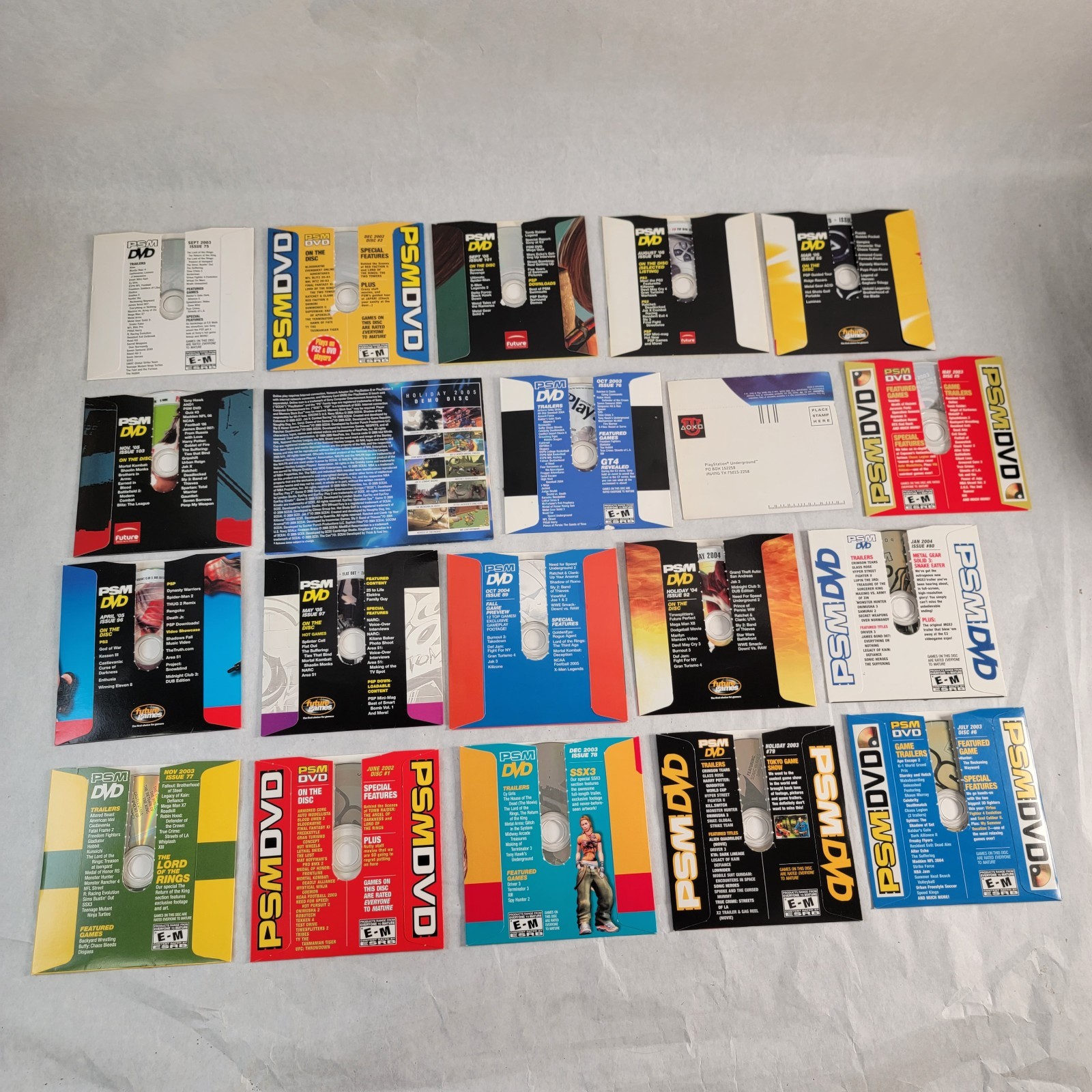 Lot of 18 Playstation Demo Discs Original PlayStation Magazine w/ Holiday Bonus