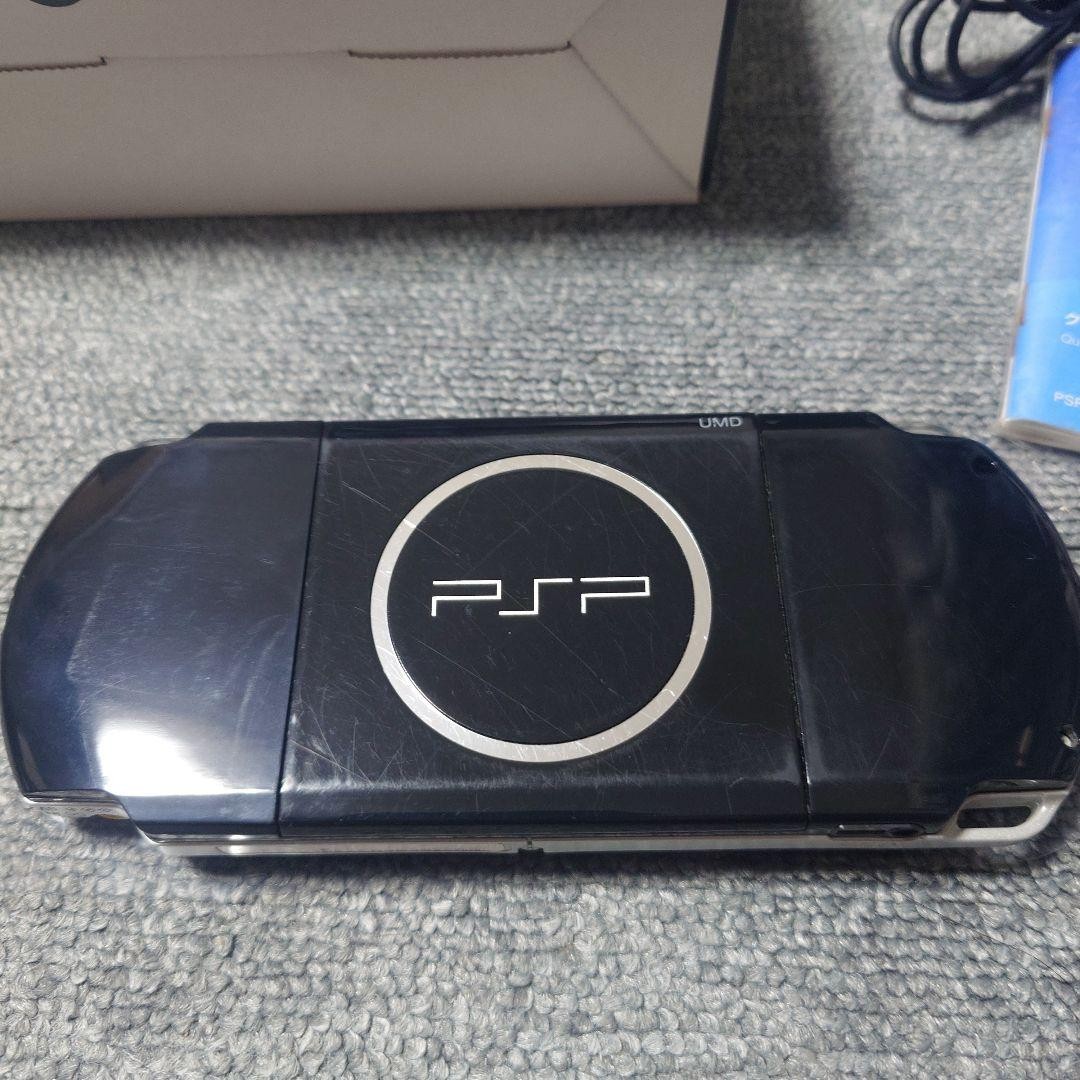 Sony PSP-3000 PSP 3000 Console Piano Black Complete in Box Region free USED
