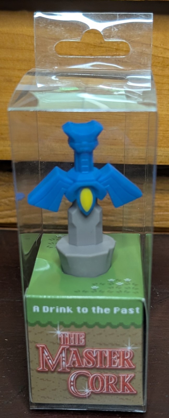 The Legend of Zelda Inspired Master Sword Rubber Cork Stopper, Drink To The Past