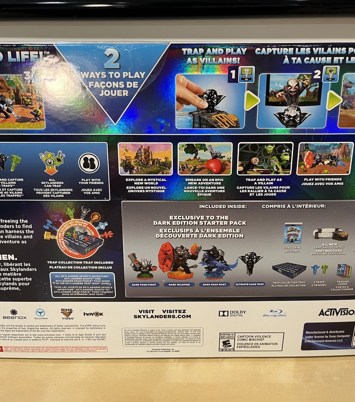 Skylanders Trap Team Dark Edition Starter Pack For PS3. RARE ‼️‼️‼️. Sealed.