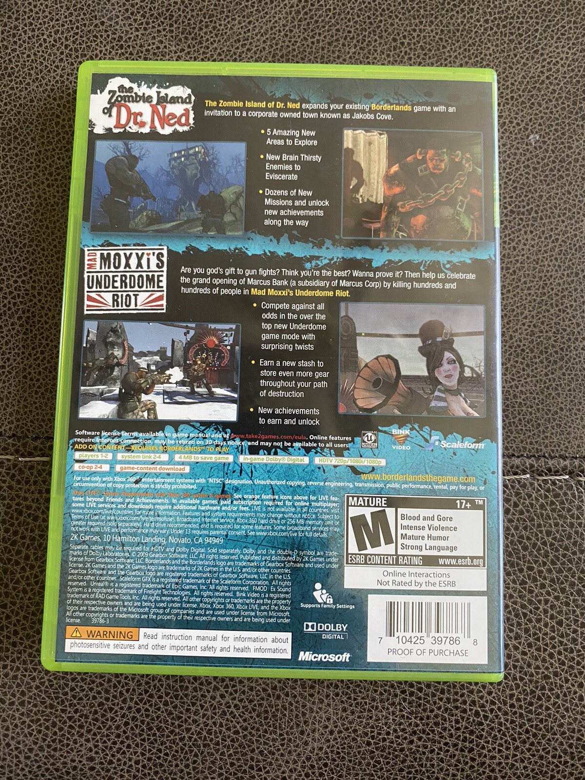 Borderlands Double Game Add-On Pack: The Zombie Island of Dr. Ned & Mad Moxxi’s