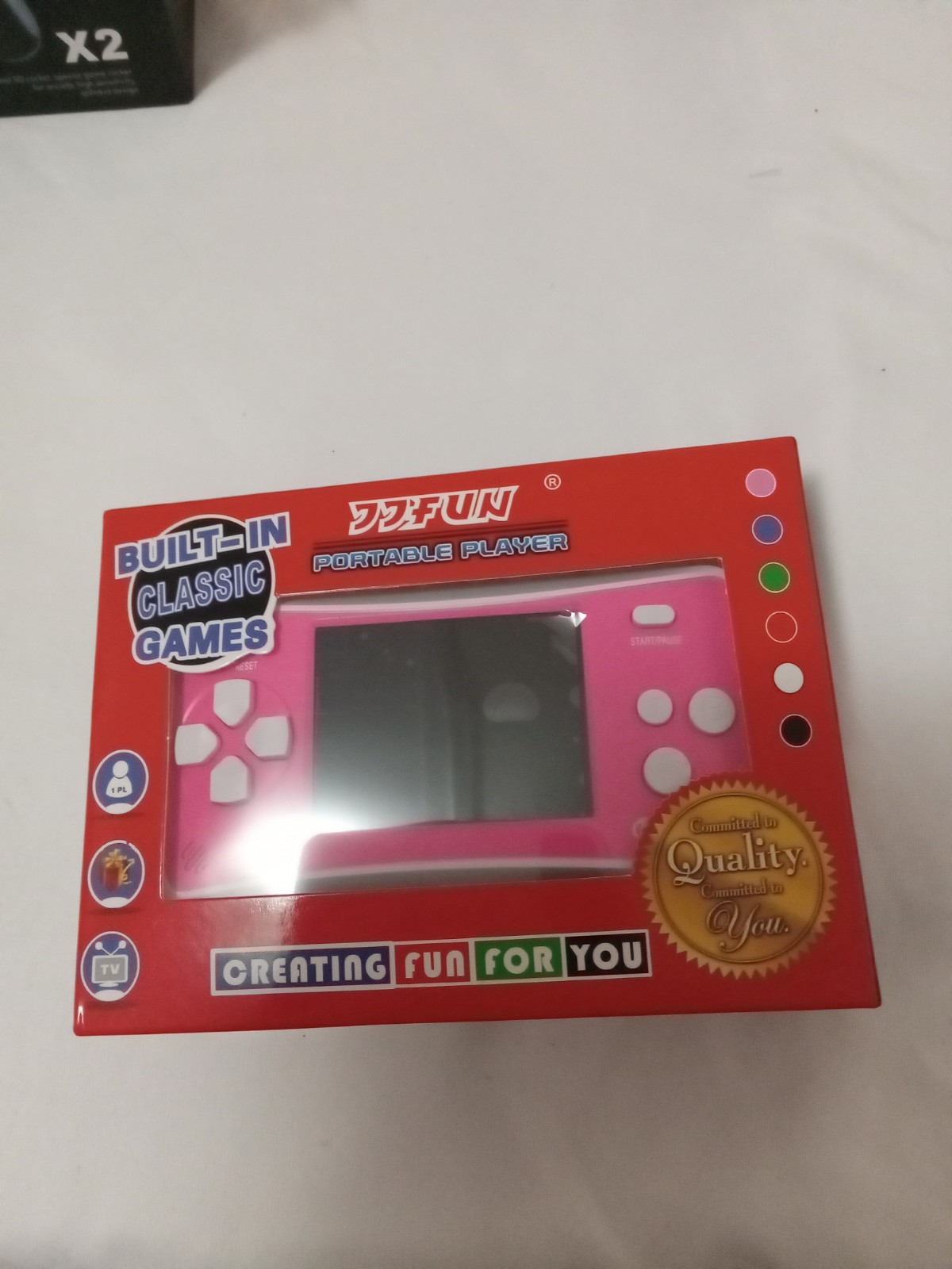 Set Of 5 Handheld Retro Gaming Consoles With Controllers