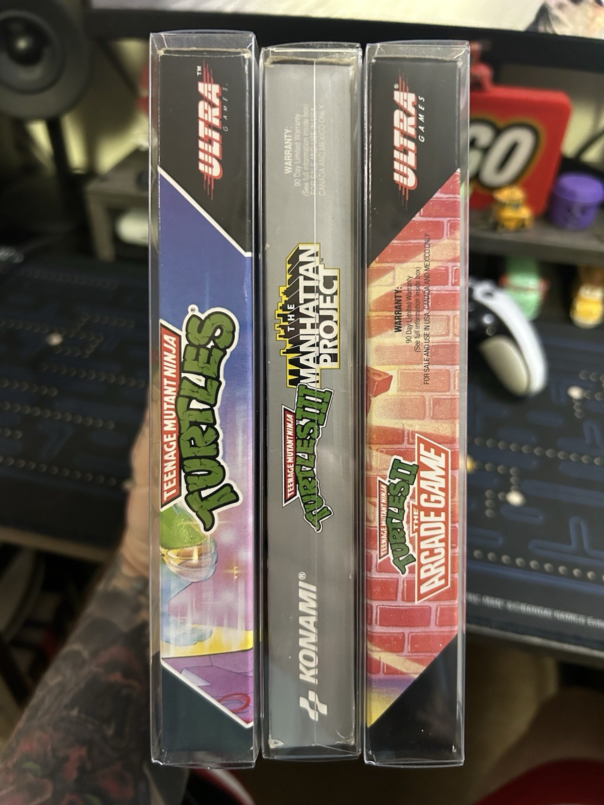 NES CIB TMNT 1 2 and 3 Nintendo Entertainment System Games Authentic Complete