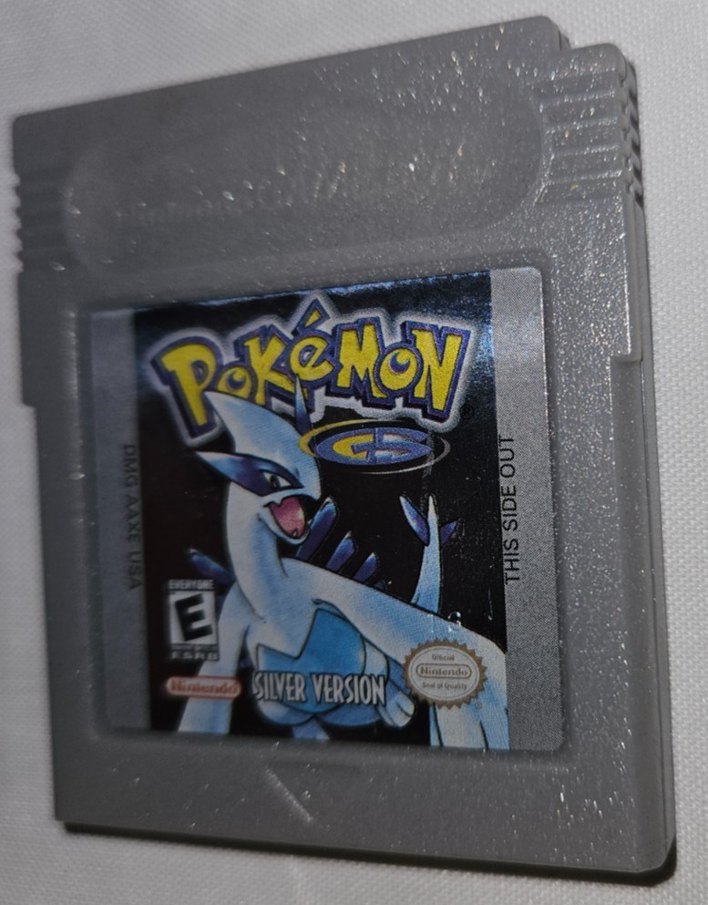 Pokemon Silver Cartridge Only Authentic Nintendo Game Boy New Battery USA Saves