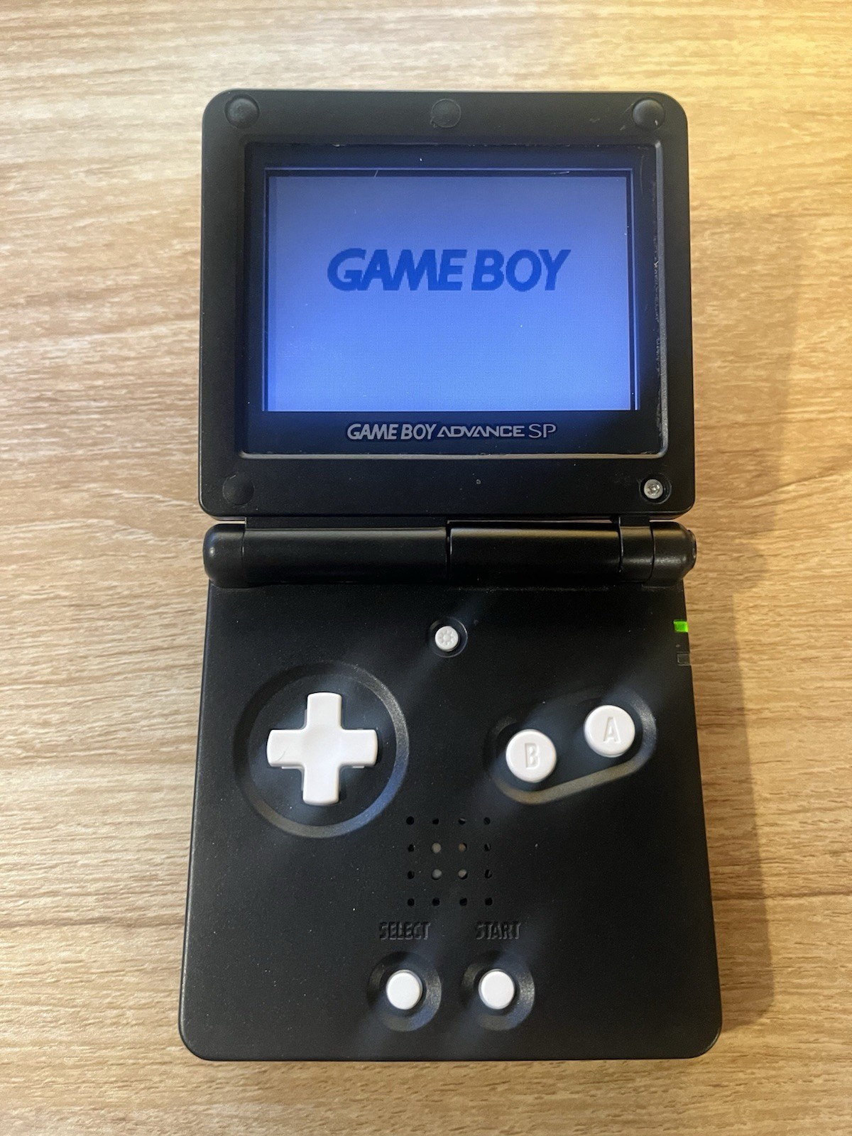 Nintendo Game Boy Advance SP Handheld Console Onyx Black Tested Working Good
