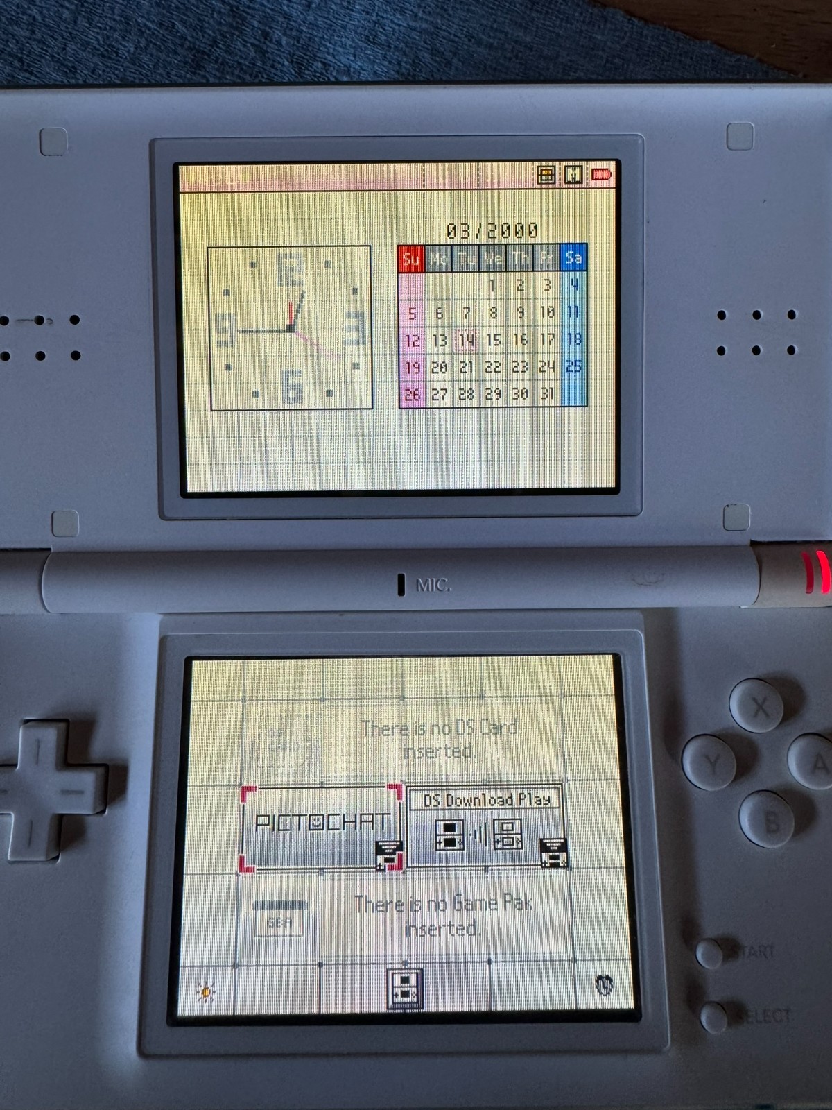 Nintendo DS Lite Handheld Japanese Game Console USG-001 White Tested & Working