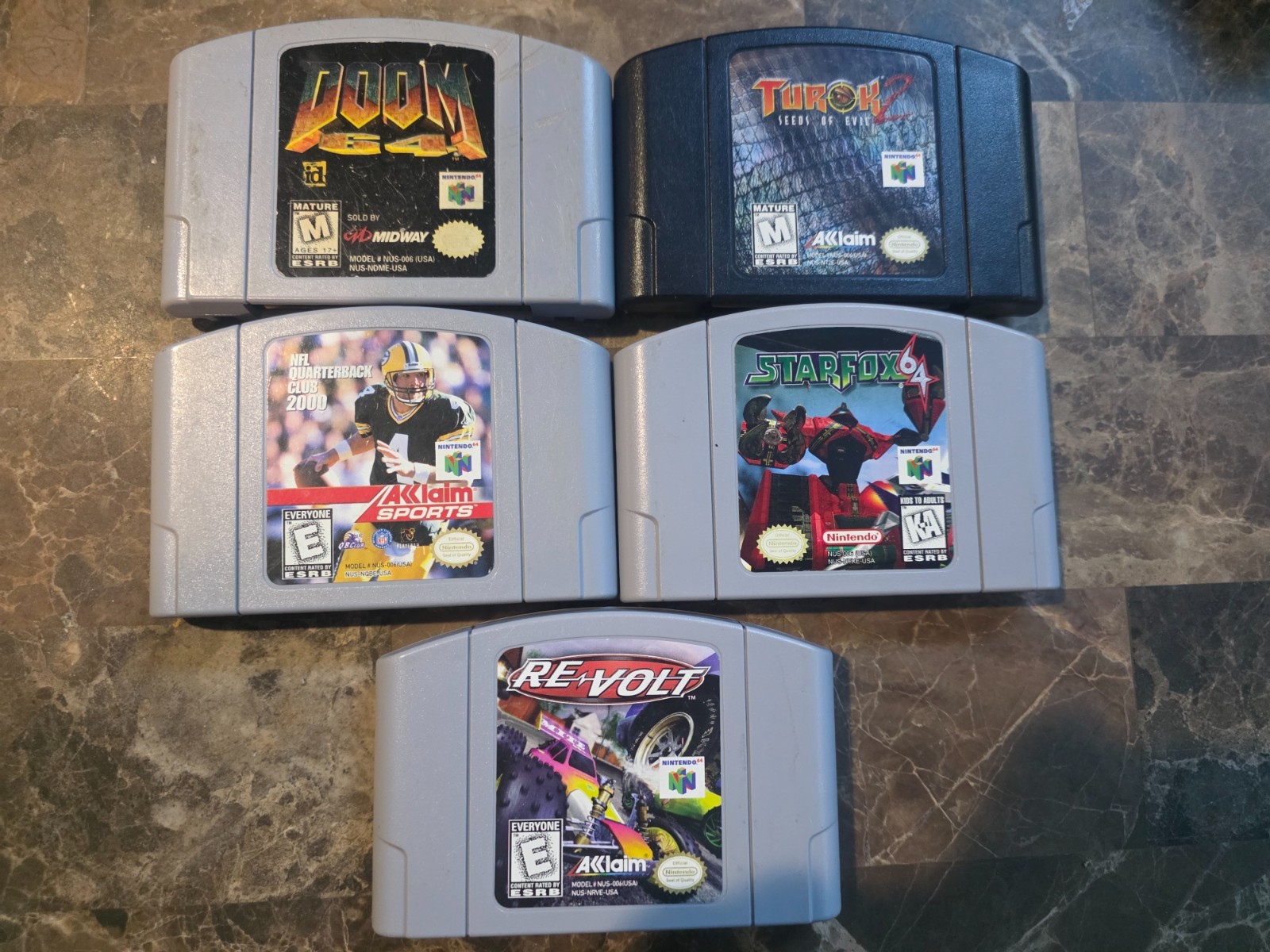 Nintendo 64 N64 Console , 3 OEM Controllers & 10 Authentic Games, Cords | Tested
