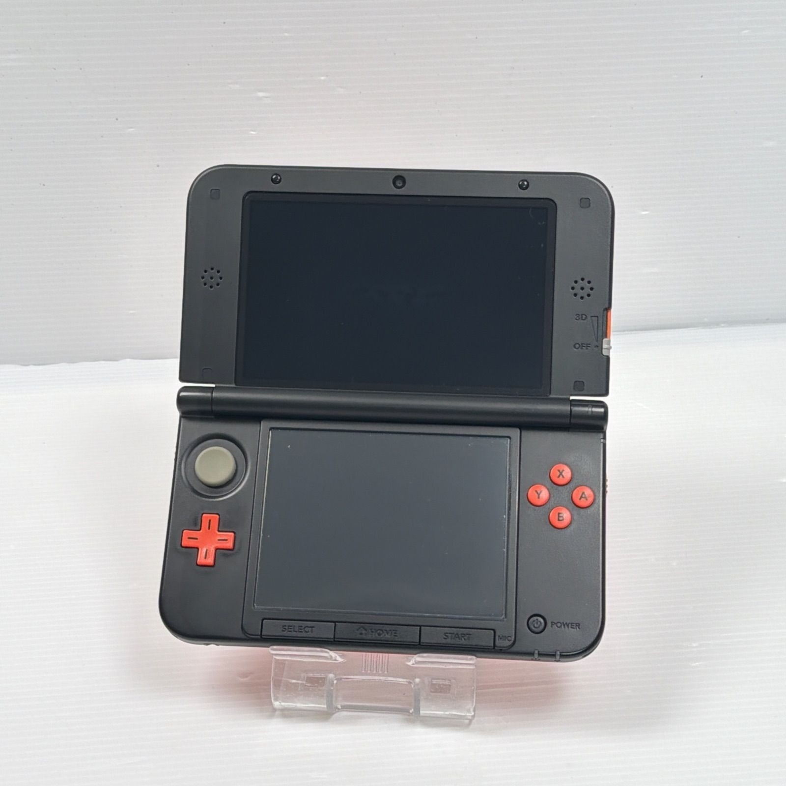 NINTENDO 3DS LL Orange Black Console Working Condition Excellent Include SD Card