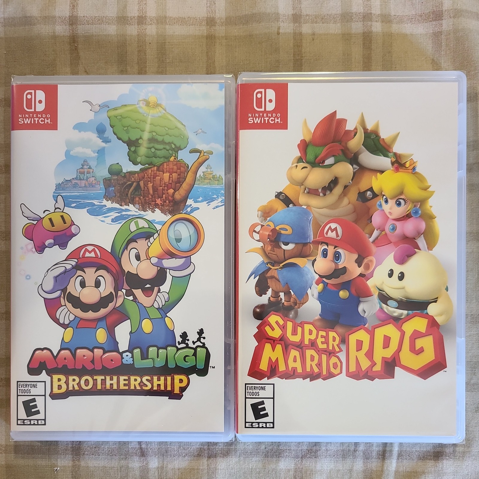Mario and Luigi: Brothership AND Super Mario RPG Lot (Nintendo Switch) NEW