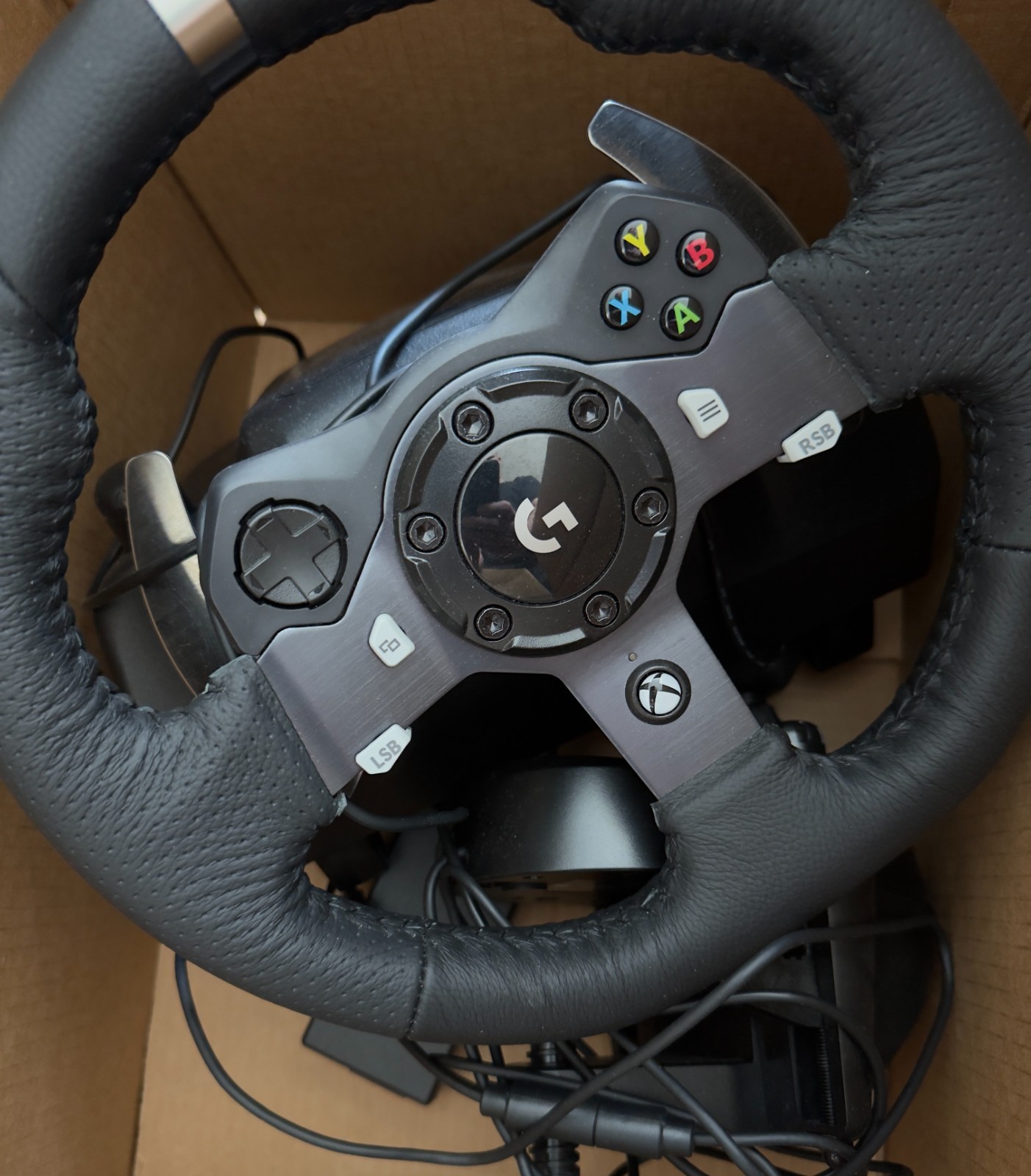 Logitech G920 Steering Wheel w/Pedals And Shifter, PC or Xbox