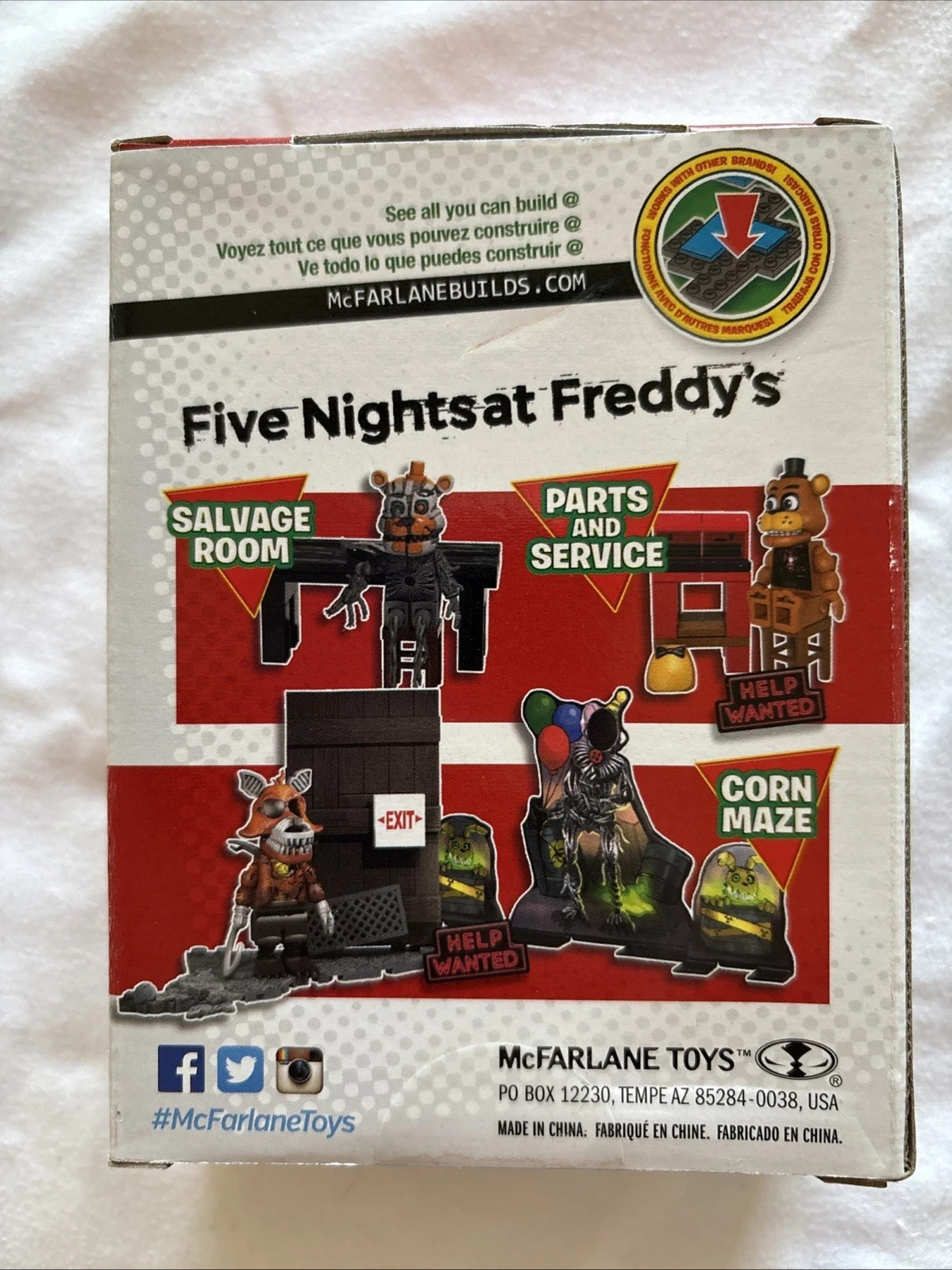 Five Nights at Freddy’s Freddy Fazbear W/Parts & Service #25201 Construction Set