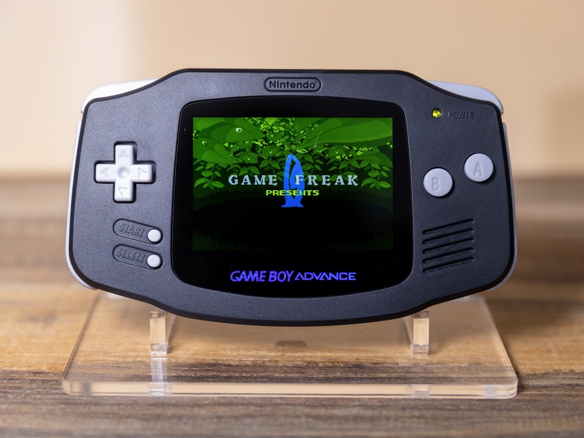 Nintendo Gameboy Advance AGB-001 IPS V5 Screen USB-C Charging Black & Grey