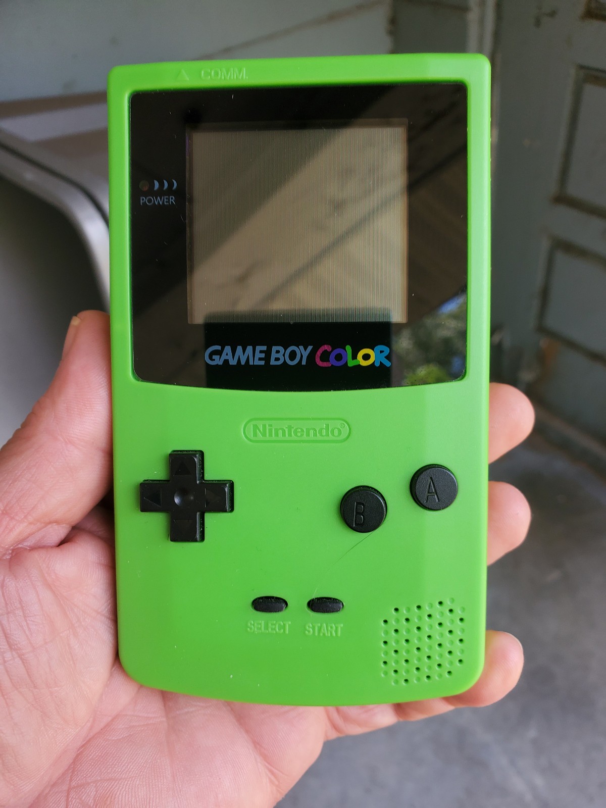 Nintento Gameboy Color Kiwi Lime New Shell Fully Functional