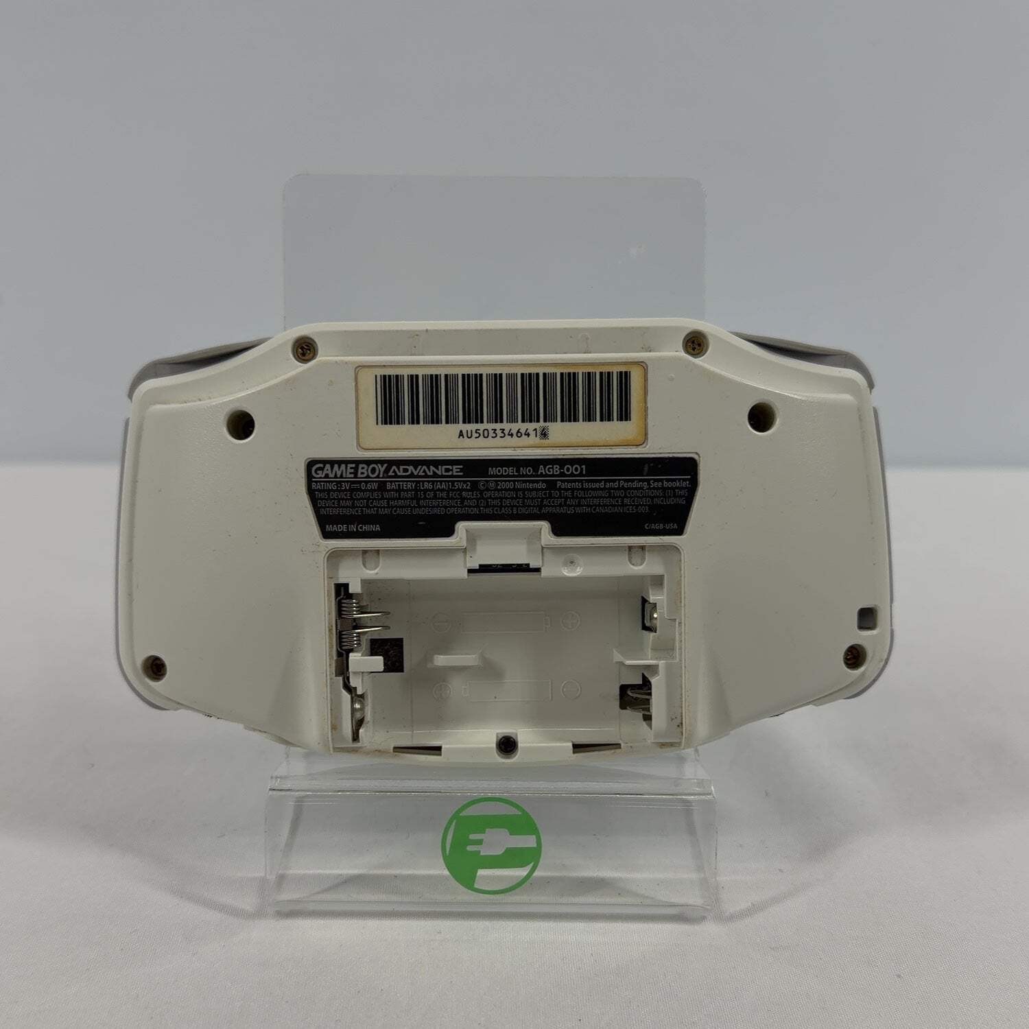 Nintendo Game Boy Advance Handheld Game Console Only AGB-001 Ice White